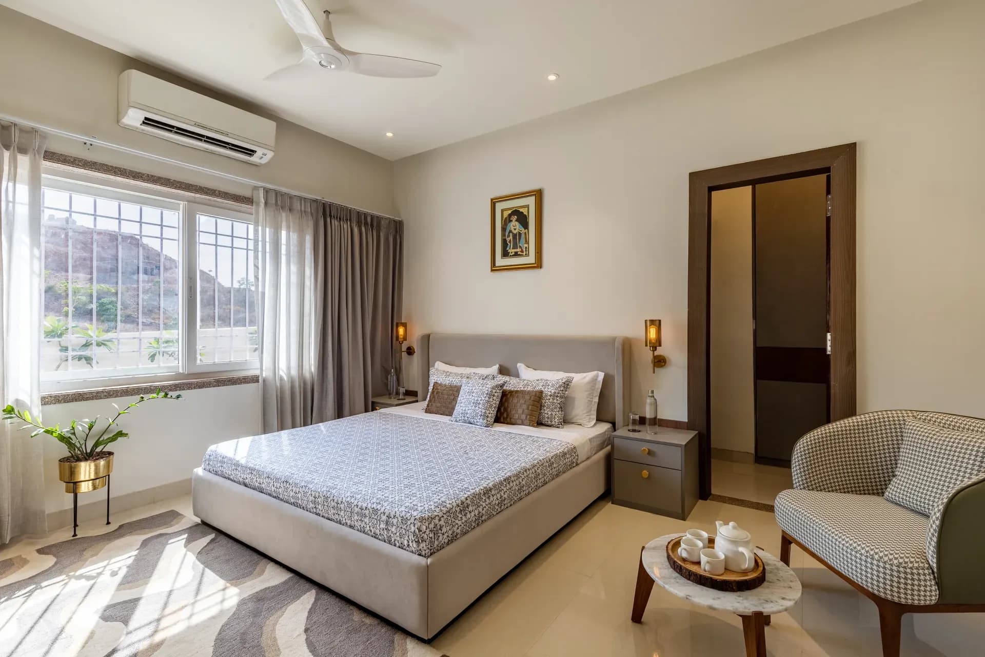 Shourya Zenna | 3-BHK | Pvt Pool & Garden | Terrace | Scenic Views - Image 17