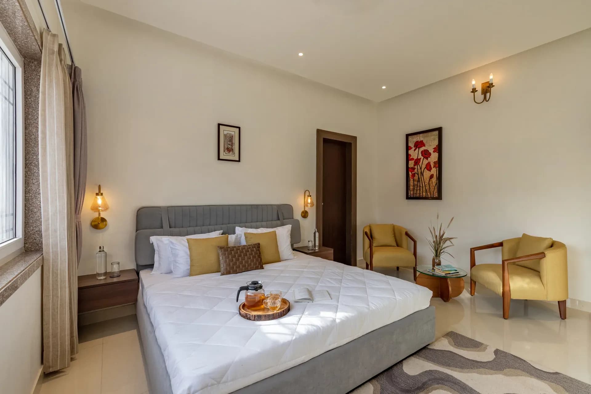 Shourya Zenna | 3-BHK | Pvt Pool & Garden | Terrace | Scenic Views - Image 21