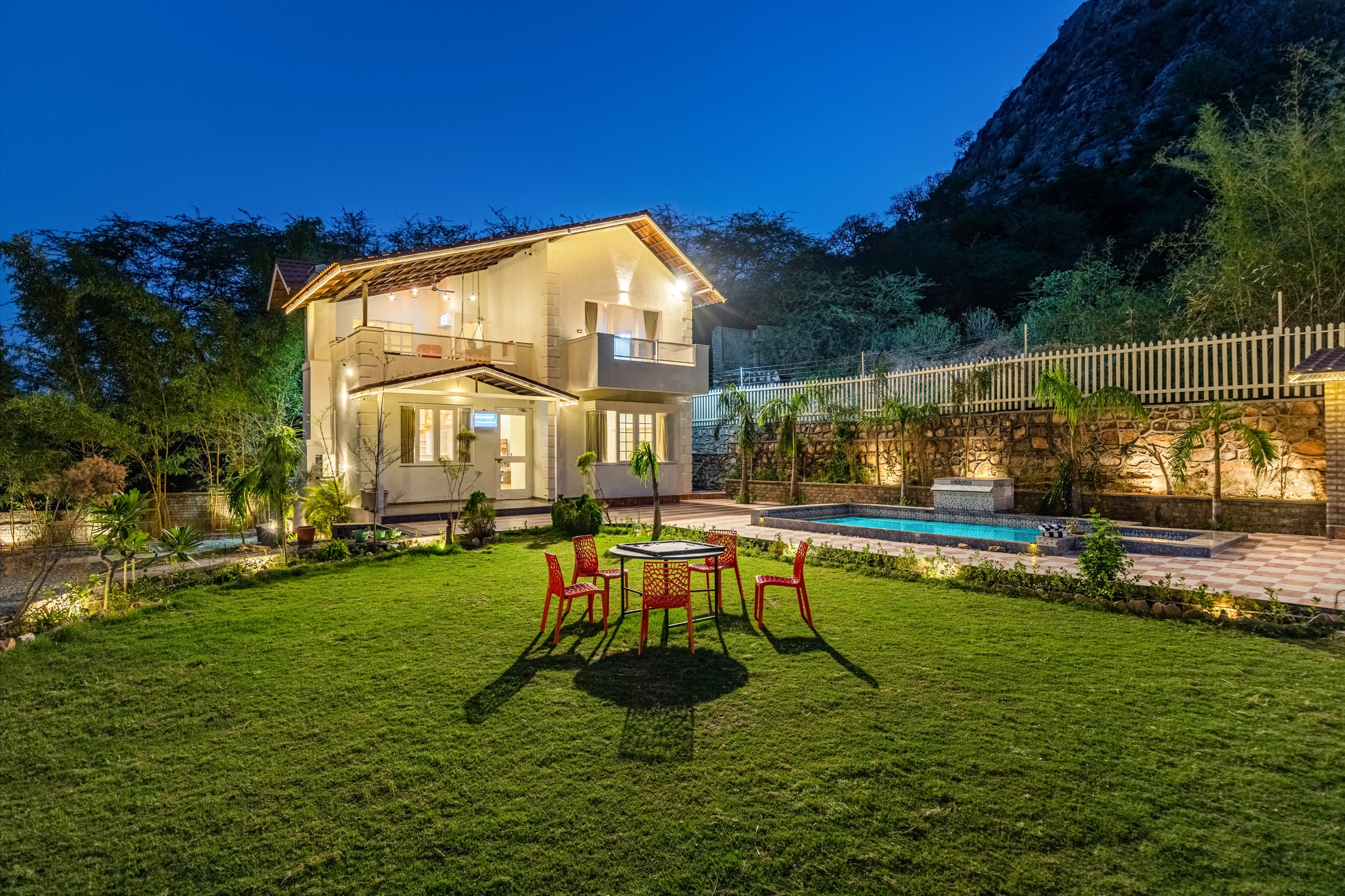 Ramgarh Wild Retreat | Pet-friendly Colonial-Style 2-BHK Villa Amidst the Hills with Private Pool & Garden - Image 21
