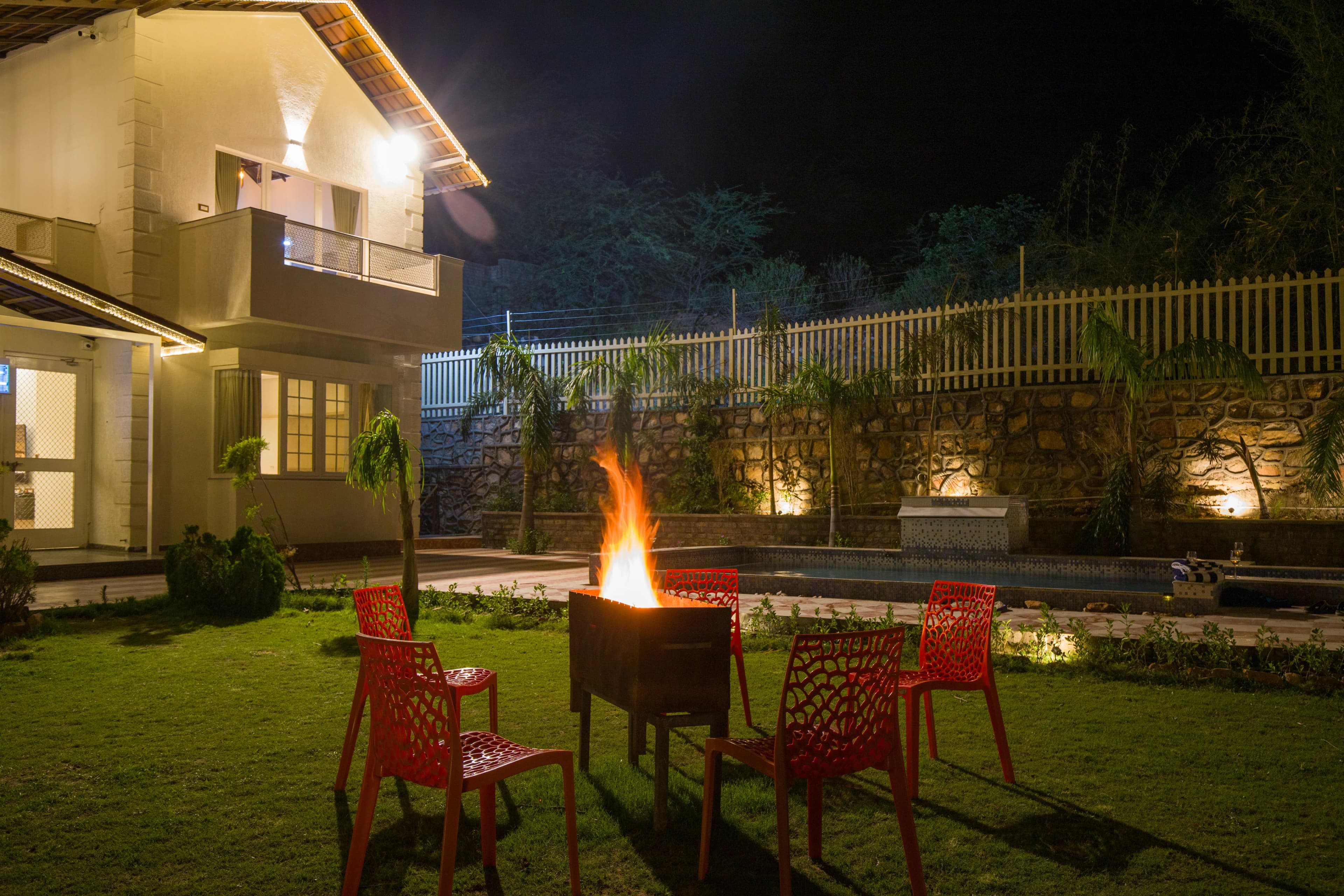 Ramgarh Wild Retreat | Pet-friendly Colonial-Style 2-BHK Villa Amidst the Hills with Private Pool & Garden - Image 4