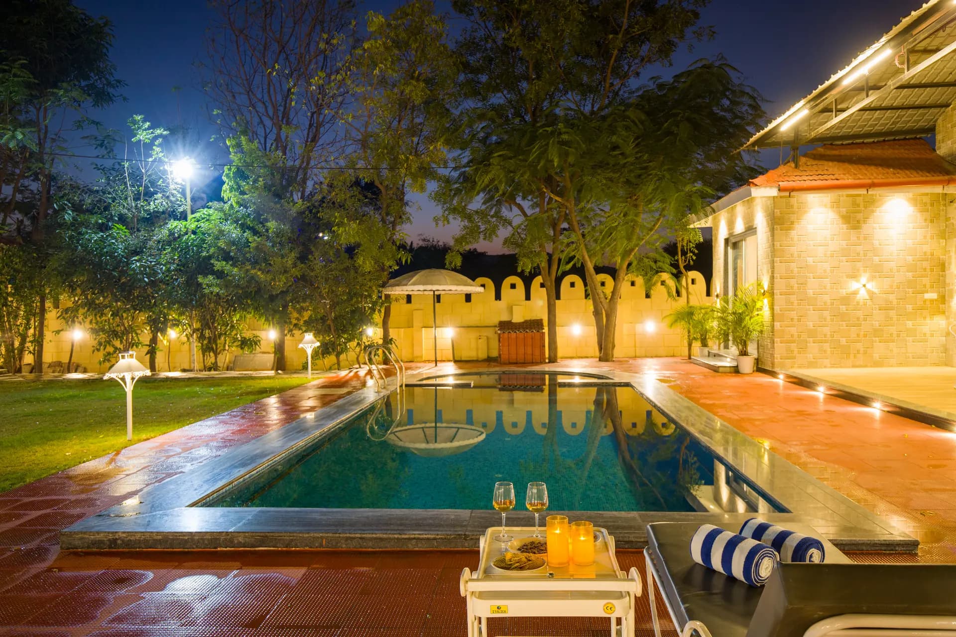 Roohmon’s Farm | Exquisite 5-BHK Retreat With Private Pool, Garden & Bar - Image 25