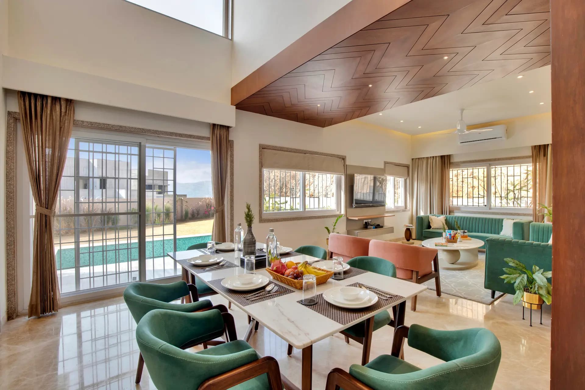 Shourya Bliss | 3-BHK | Pvt Pool & Garden | Scenic Views - Image 11