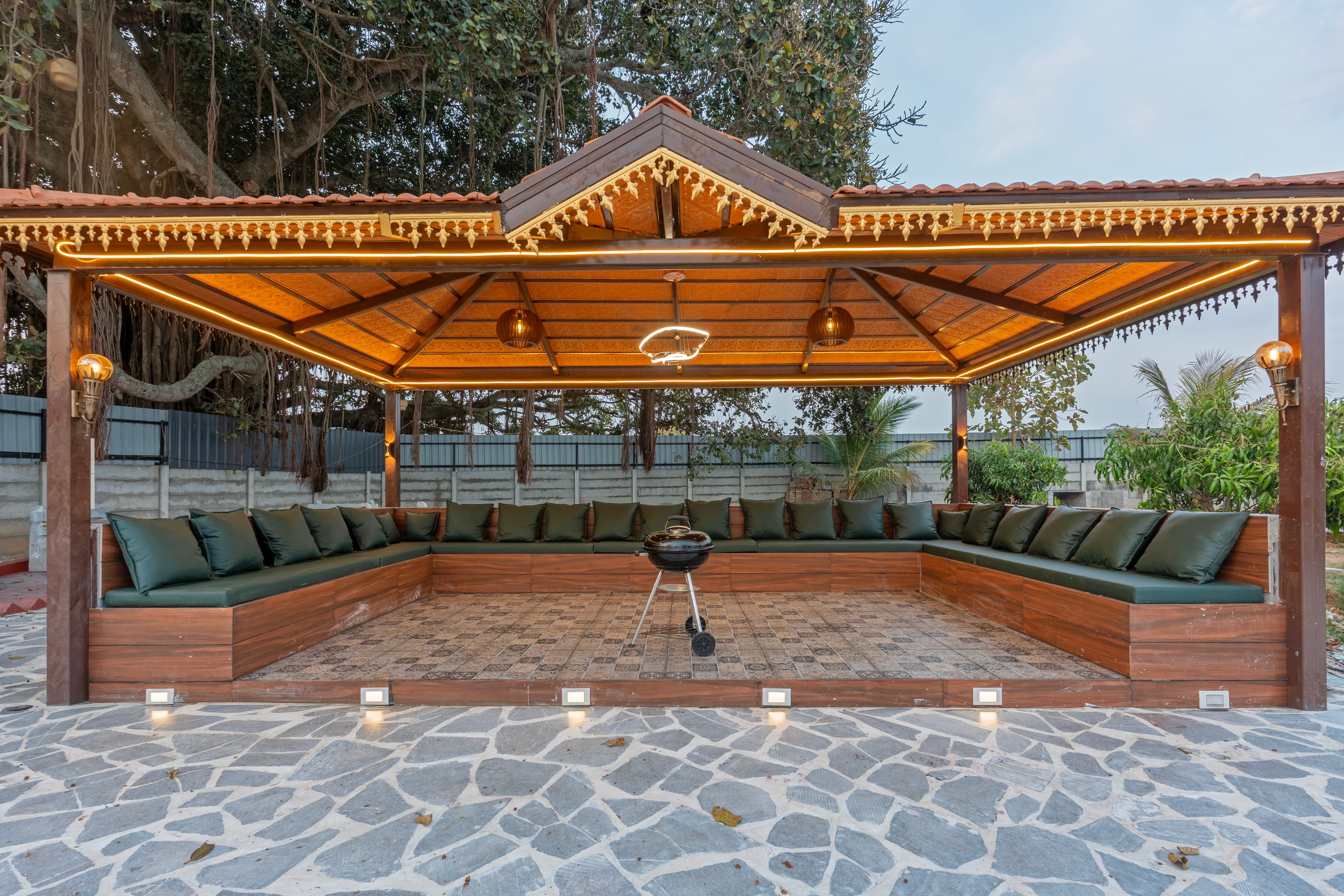 Courtyard Banyan | Rustic 2-BHK Pet-friendly Villa with Pool, Gazebo Amid Banyan Trees | Near Nandi Hills - Image 2