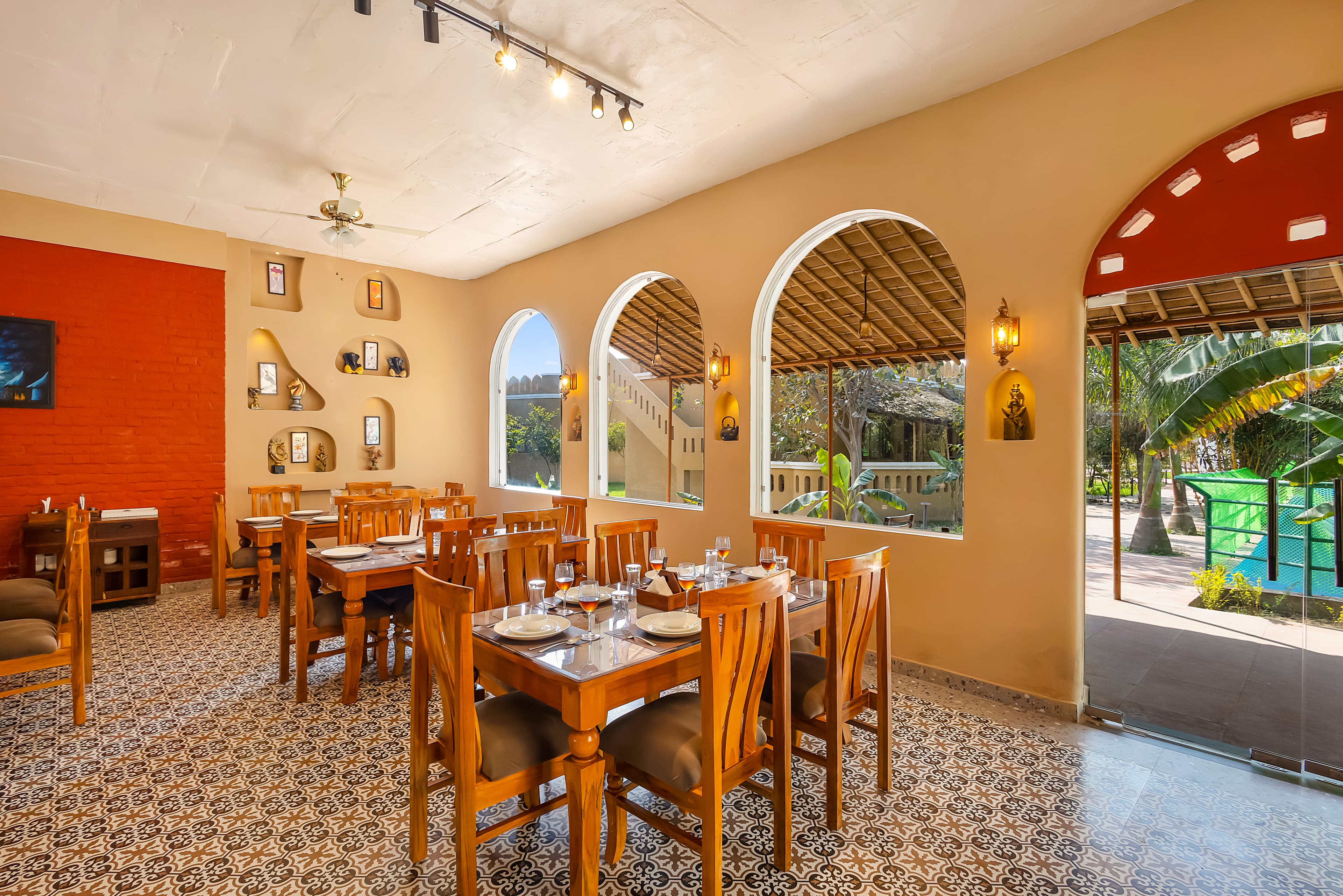 Aanandam Villas and Resort | Pet-friendly Super Deluxe Room With Shared Pool, Restro & Garden - Image 3