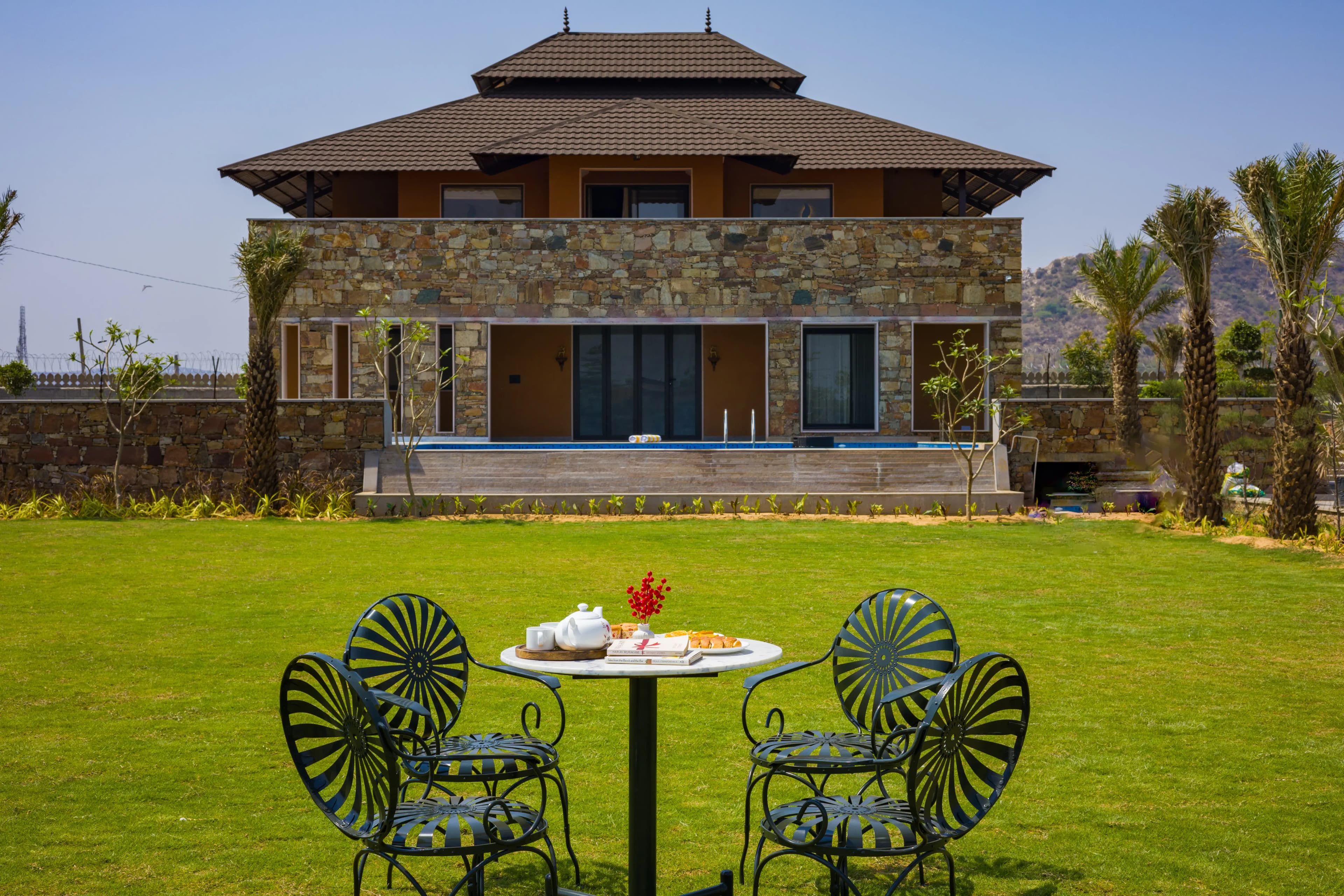 The Kanota Retreat | 4-BHK Villa Near Kanota Dam With Private Pool & Stunning Hill Views - Image 11
