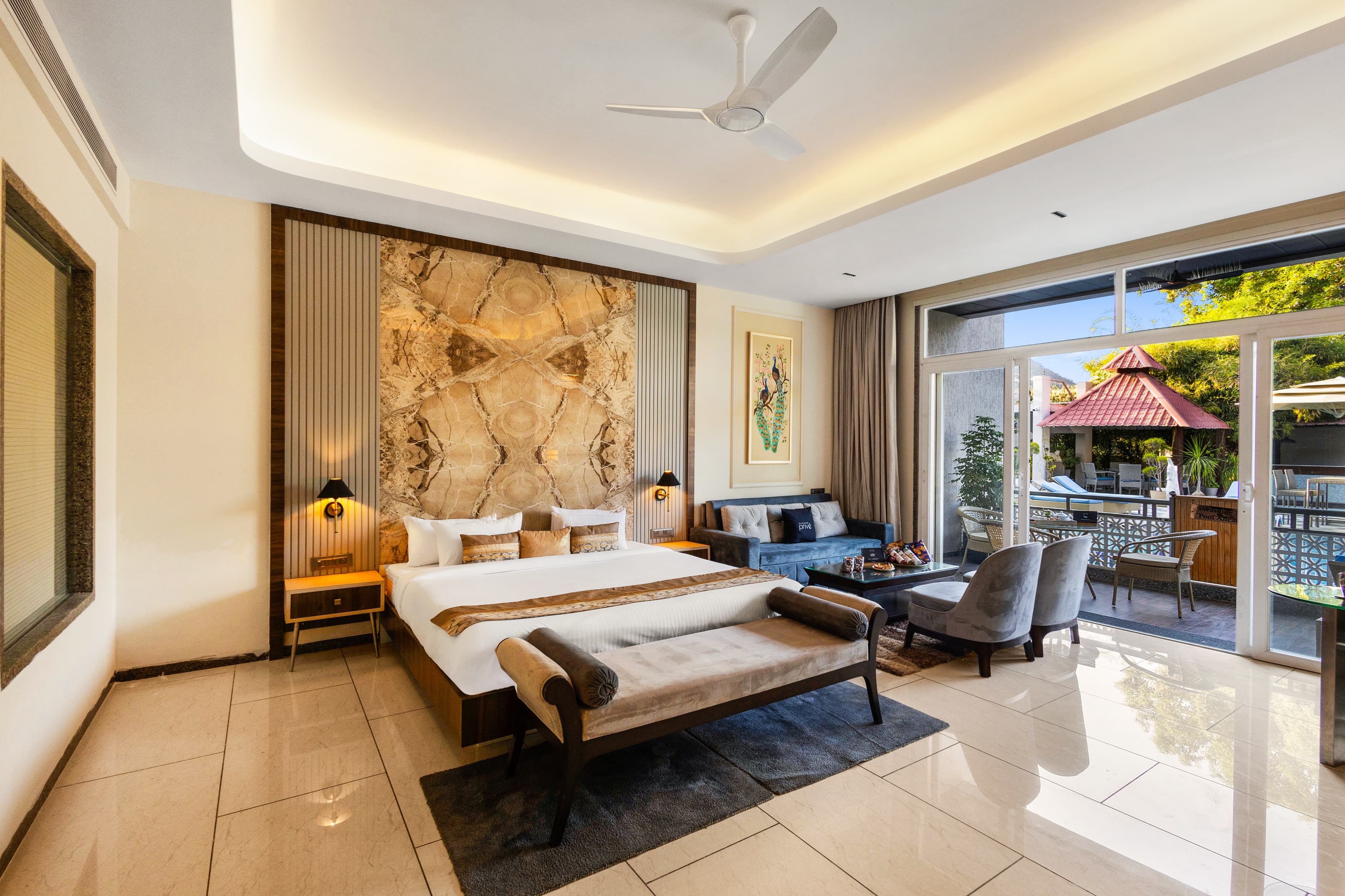 Mountain Creek  | Pet-friendly 1-Room Retreat With Shared Pool, Gazebo, Lounge Area, Game & gym zone| Near Fatehsagar Lake  - Image 10