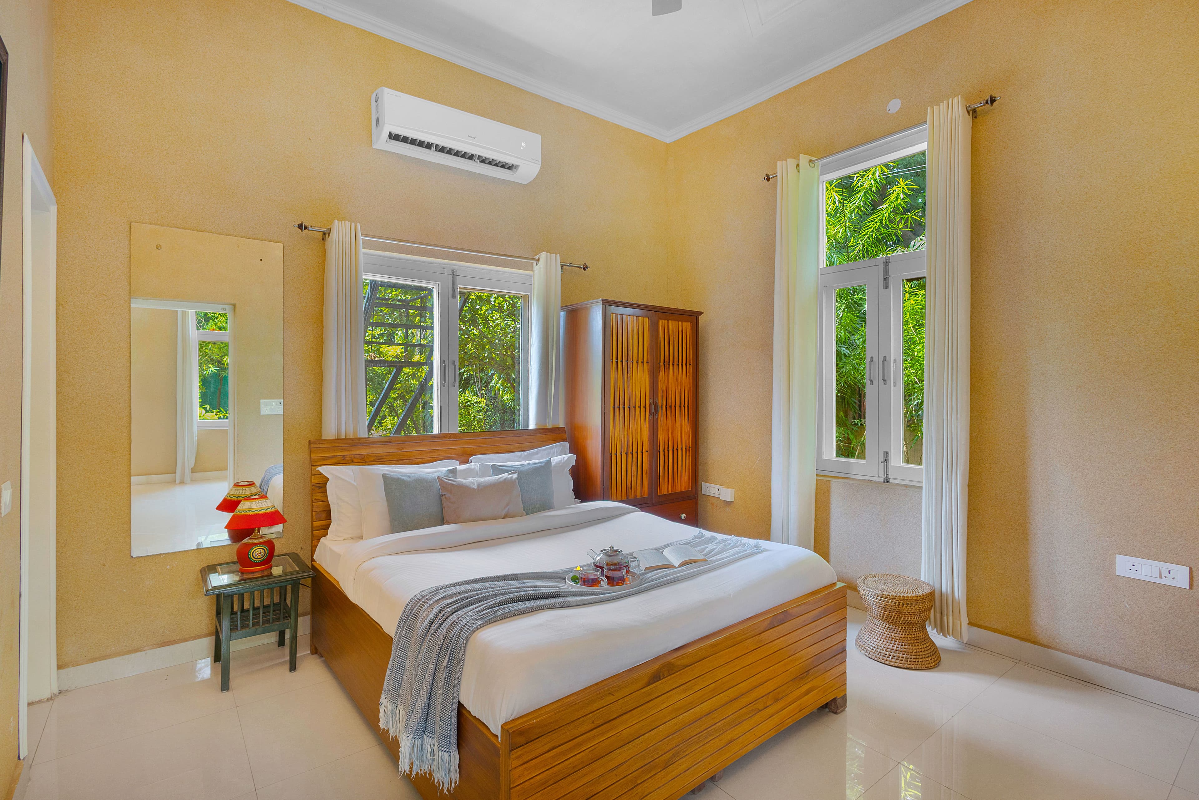 Raha Farms | 2-BHK Pet-friendly Retreat with a Garden, Shared pool, Restaurant, Library, & Game zone - Image 25