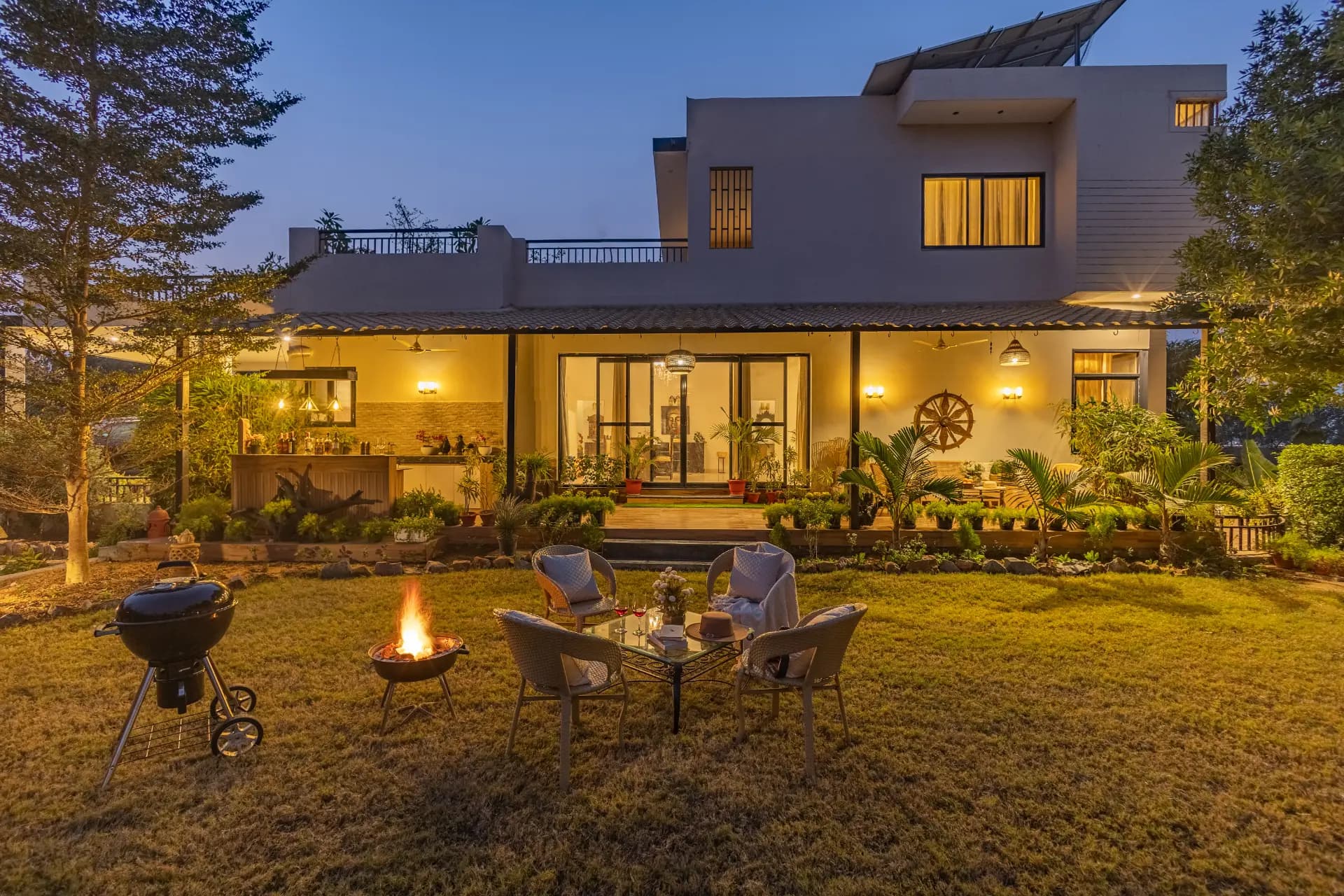Dacha | Serene 3-BHK Escape With Garden, Jacuzzi  & Outdoor Bar - Image 1