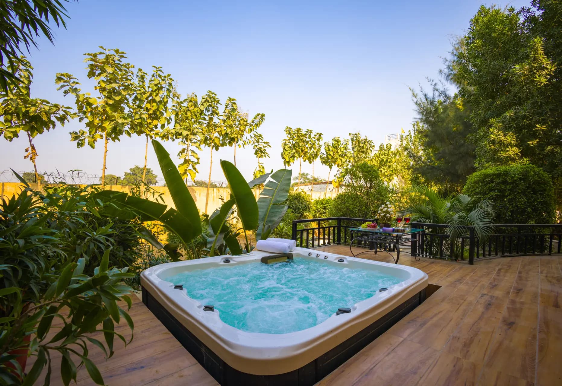 Dacha | Serene 3-BHK Escape With Garden, Jacuzzi  & Outdoor Bar - Image 7