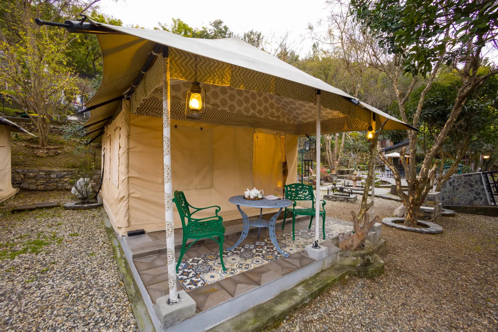 Zephyr Classic Tent | Hillview Haven With Pool, Gym & Restaurant - Image 16