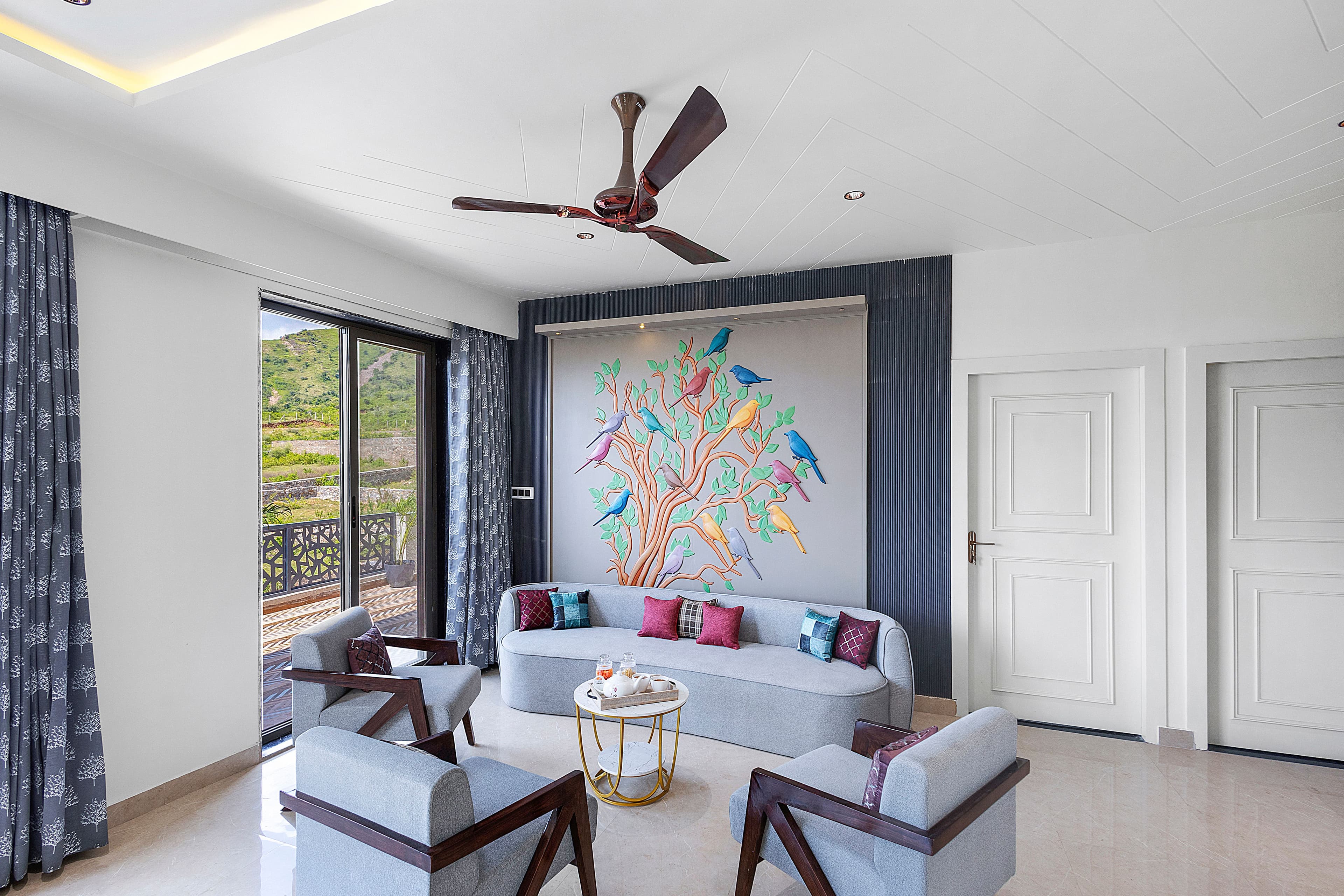 Shreya Blossom Retreat | 8-BHK Retreat With Private Pool, Gazebo, Garden, Bar & Scenic Aravali Views - Image 39