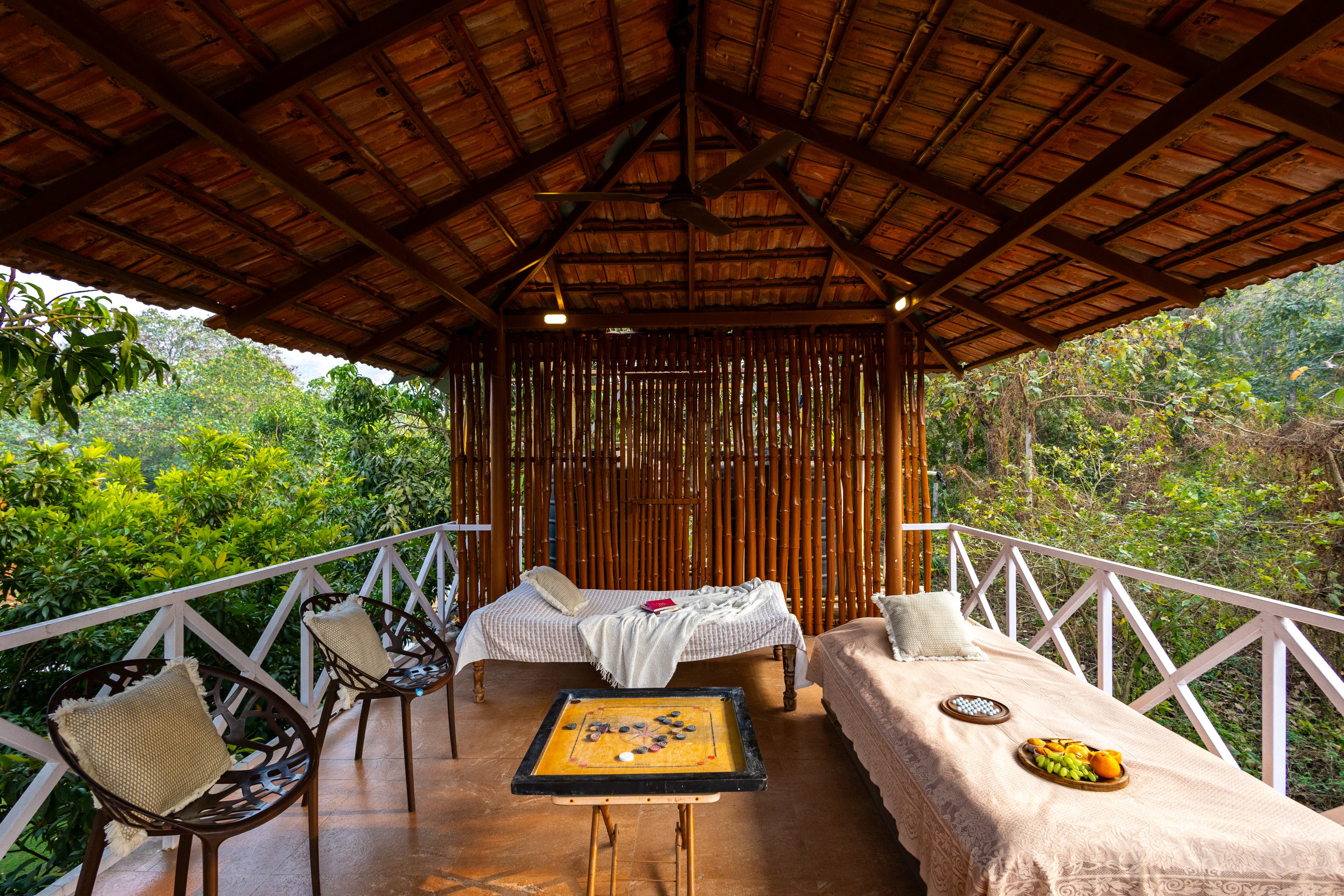 Valdivian Villa | 3-BHK with Verandah, Temple and Machan - Image 31