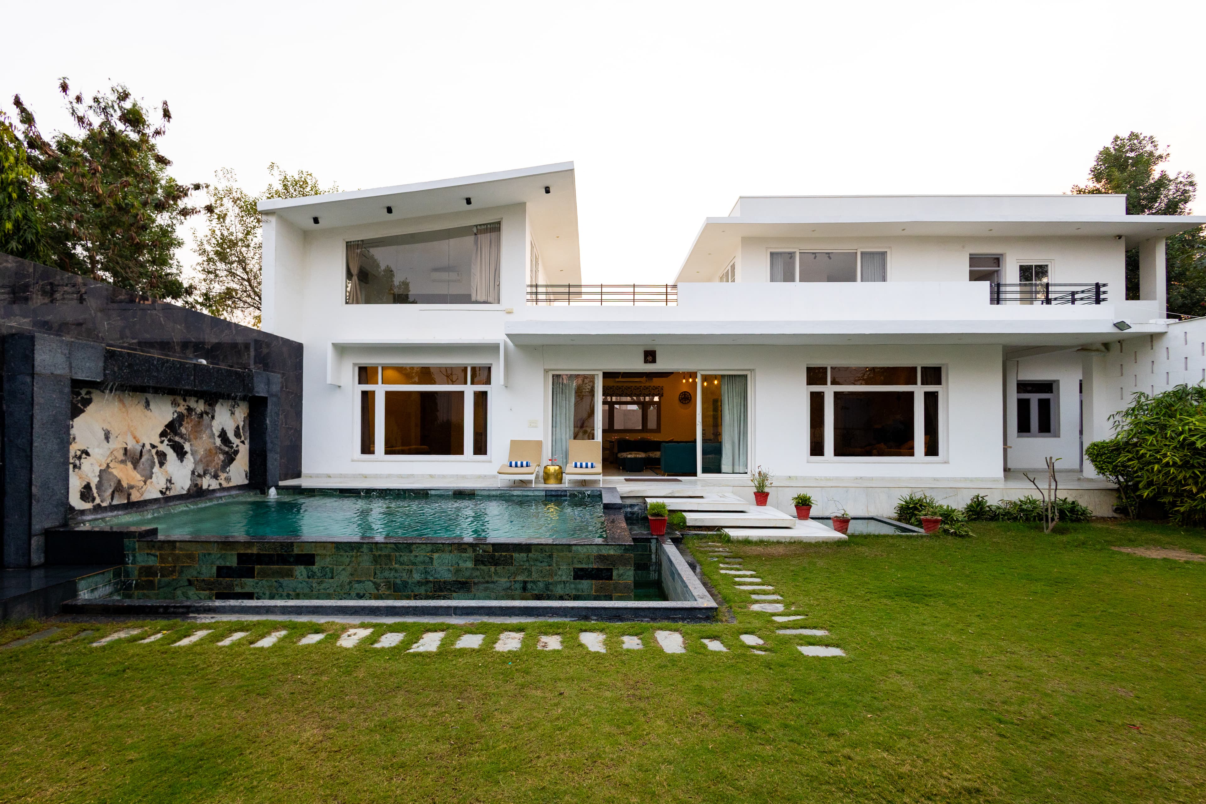 Kuber Vatika | 6-BHK Pet-friendly Villa with Private Pool and Garden Sit Out Area - Image 1