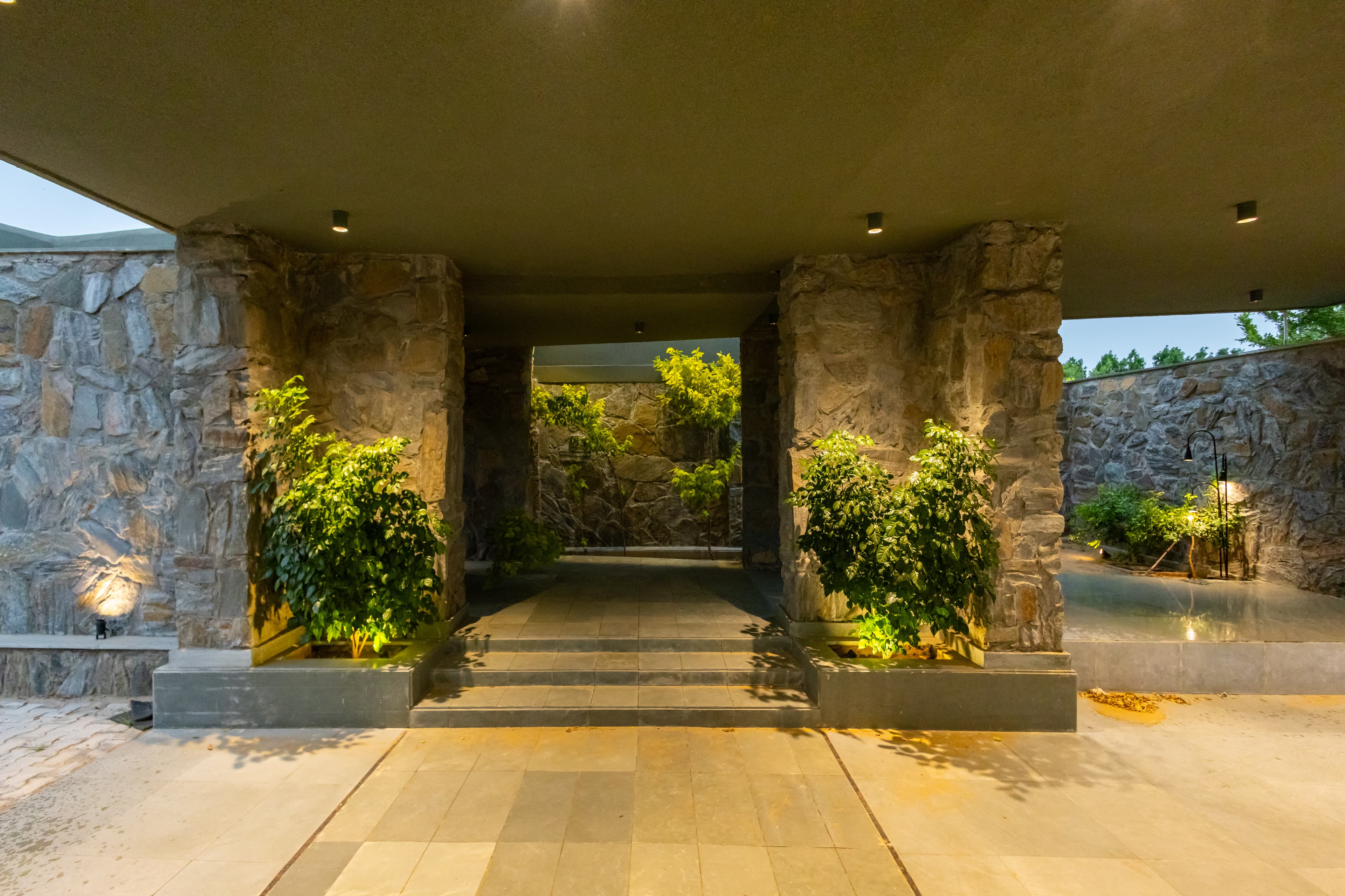 Earthstone | 4-BHK Stone Retreat with Private Pool, Garden, Gazebo, Terrace, & Open-Air Dining  - Image 6