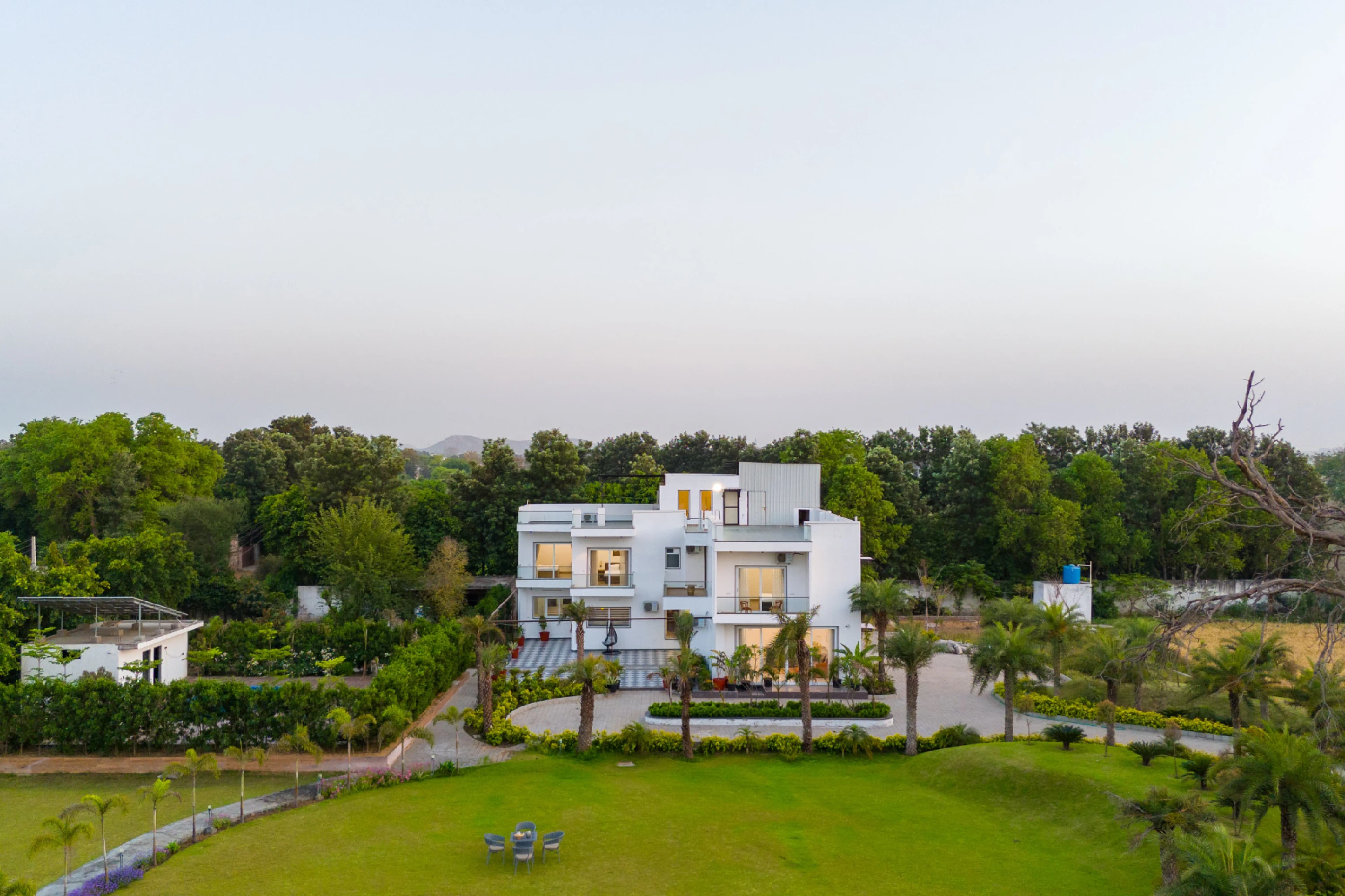 AdhiVa Retreat | 5-BHK Pet-friendly Farmhouse with Private Pool, Bar & Lush Garden - Image 43