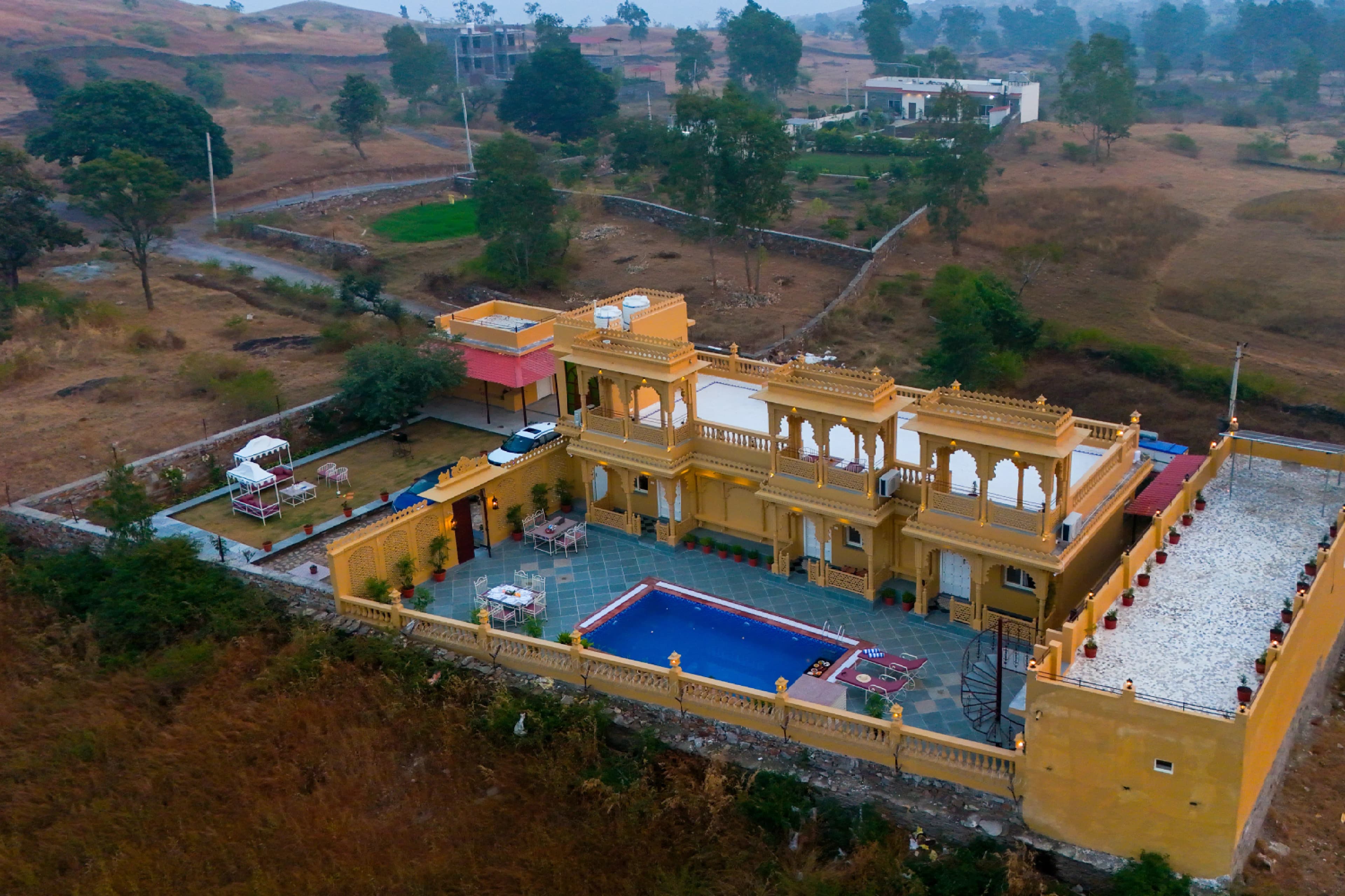 Amber Royale | Heritage 3-BHK Villa With Private Pool, Garden & Terrace - Image 39