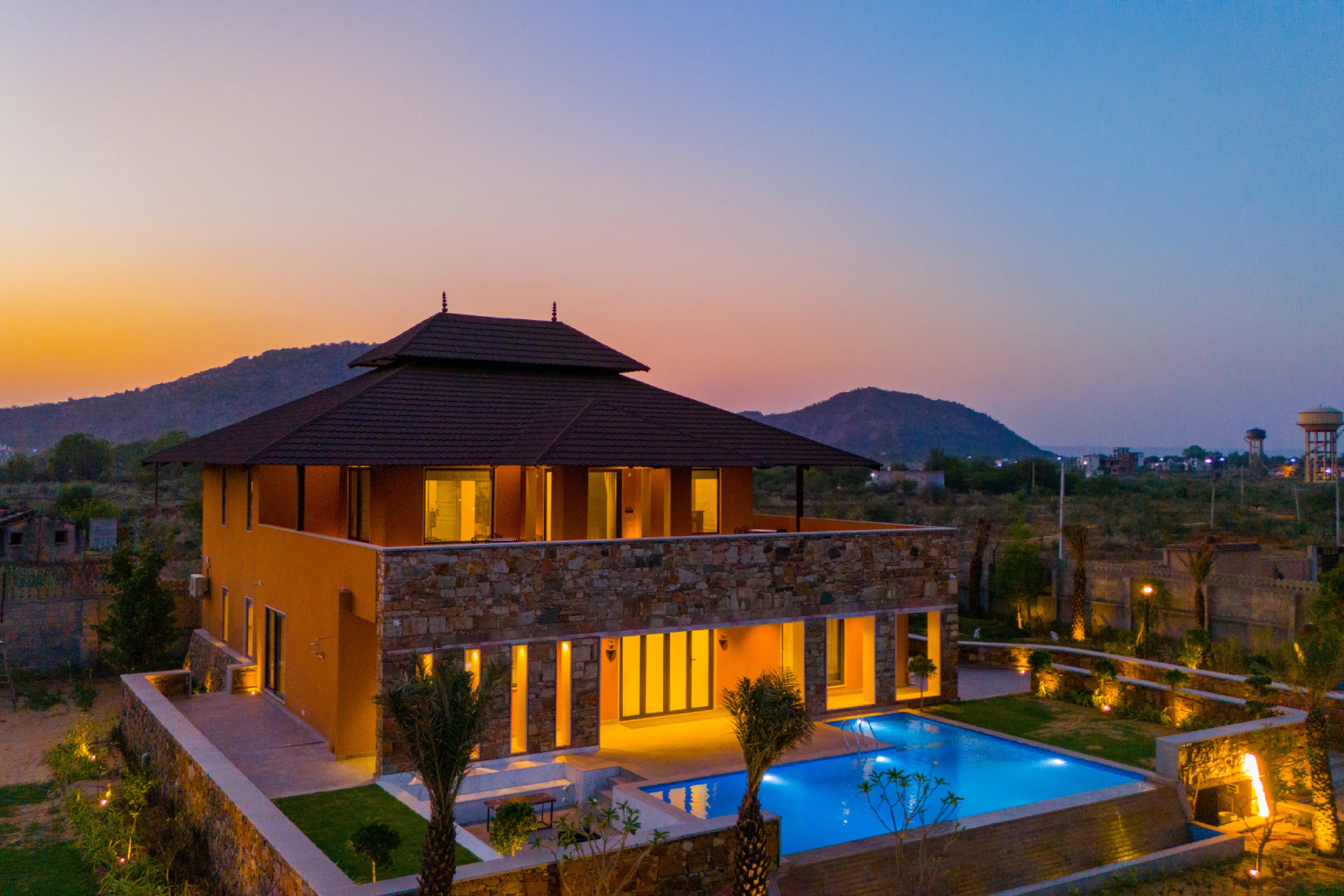 The Kanota Retreat | 4-BHK Villa Near Kanota Dam With Private Pool & Stunning Hill Views - Image 45