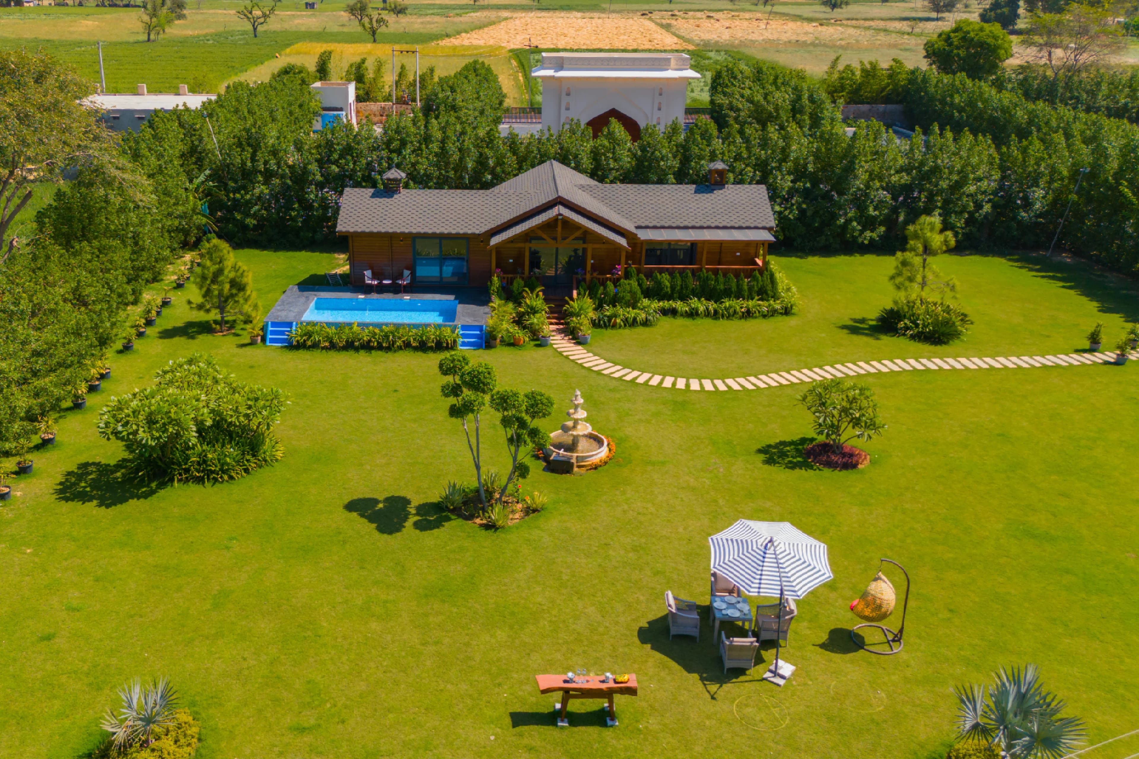 Riveira Hills |  3-BHK Pet-friendly Cottage with Lush Garden, Private Pool  - Image 3