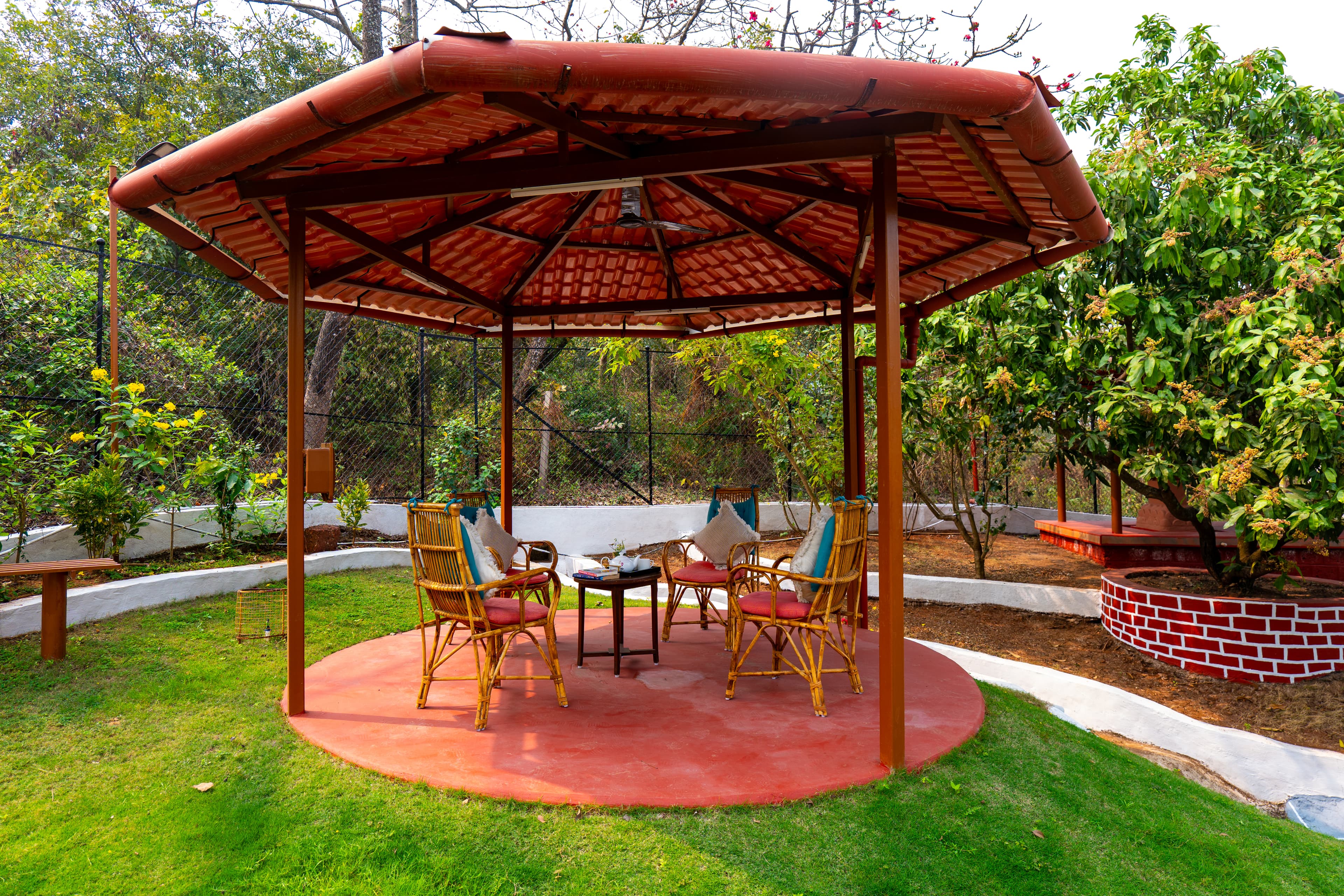 Valdivian Villa | 3-BHK with Verandah, Temple and Machan - Image 28