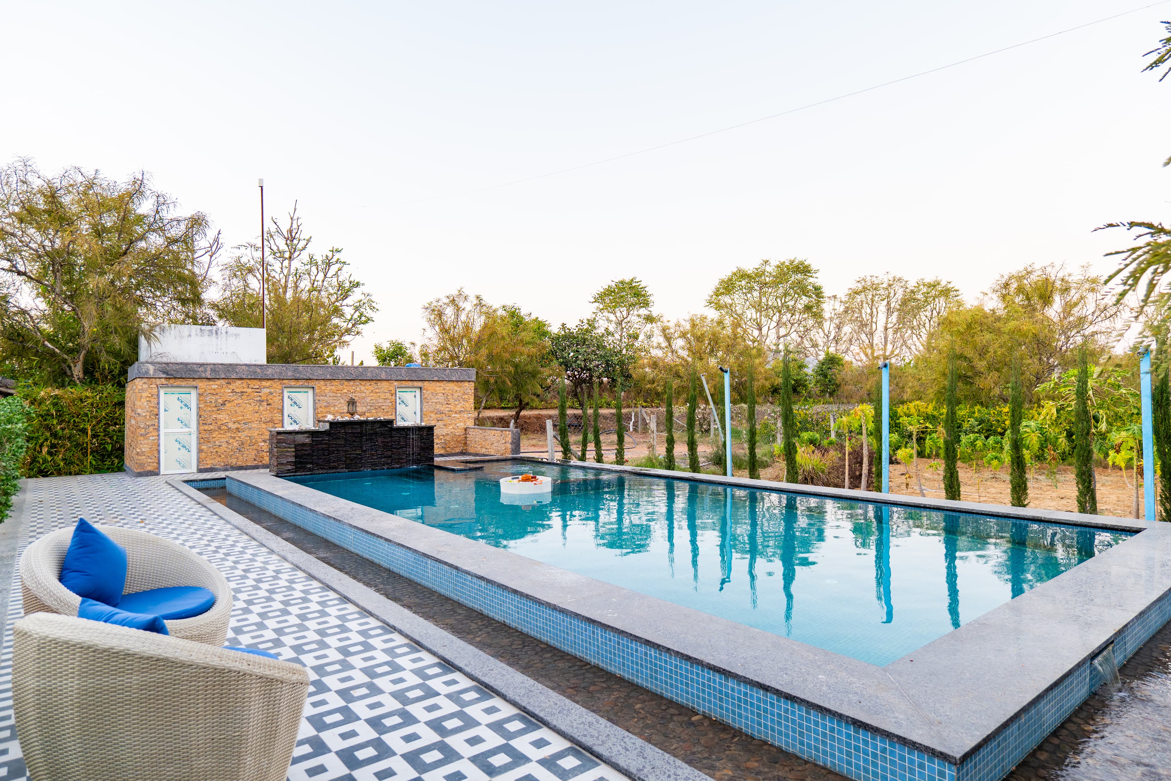 Krishna Serenity Villa | Pet-friendly 7-BHK Farmhouse with Private Pool, Gazebo and Garden, & Rajasthani Dhani - Image 42