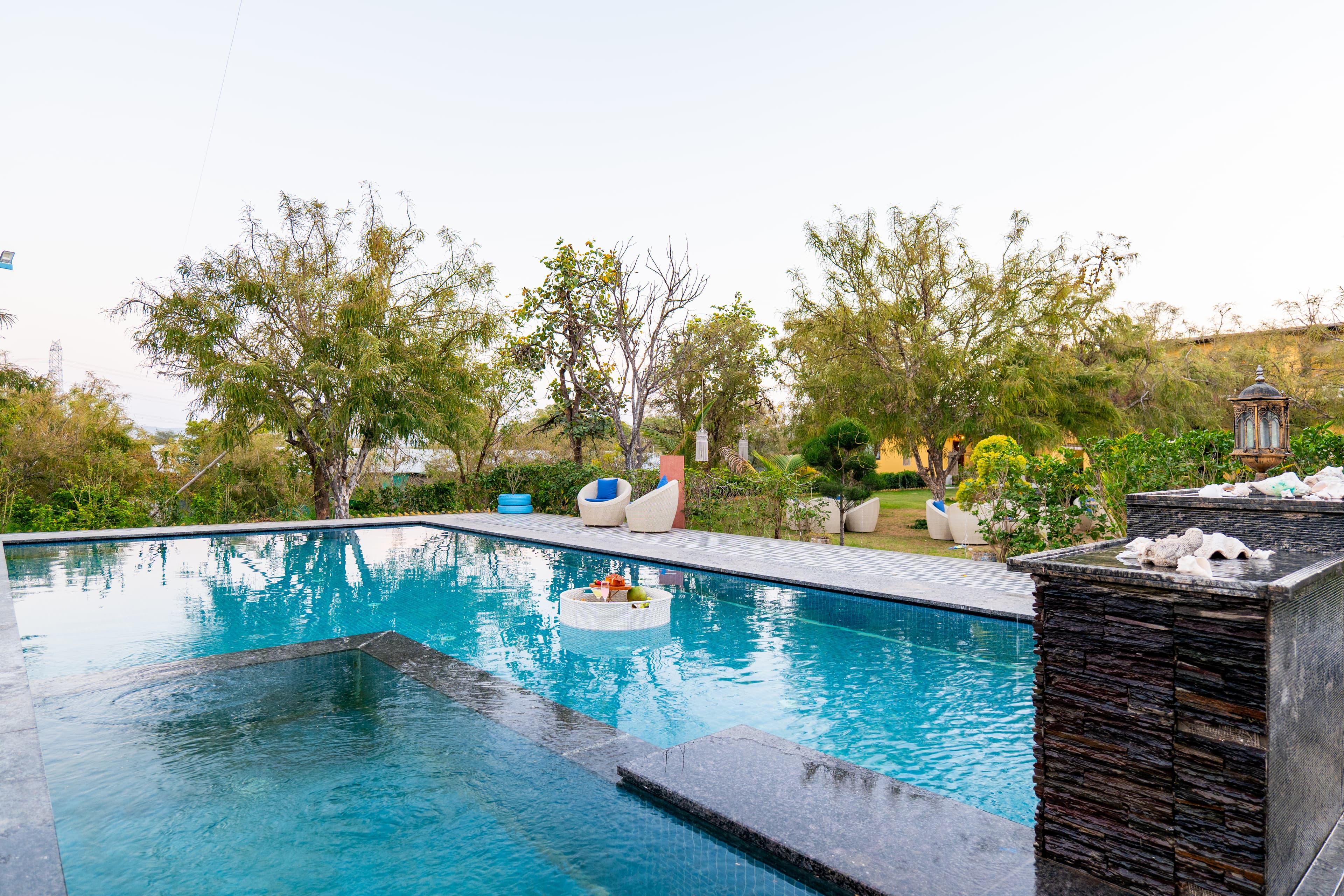 Krishna Serenity Villa | Pet-friendly 7-BHK Farmhouse with Private Pool, Gazebo and Garden, & Rajasthani Dhani - Image 2