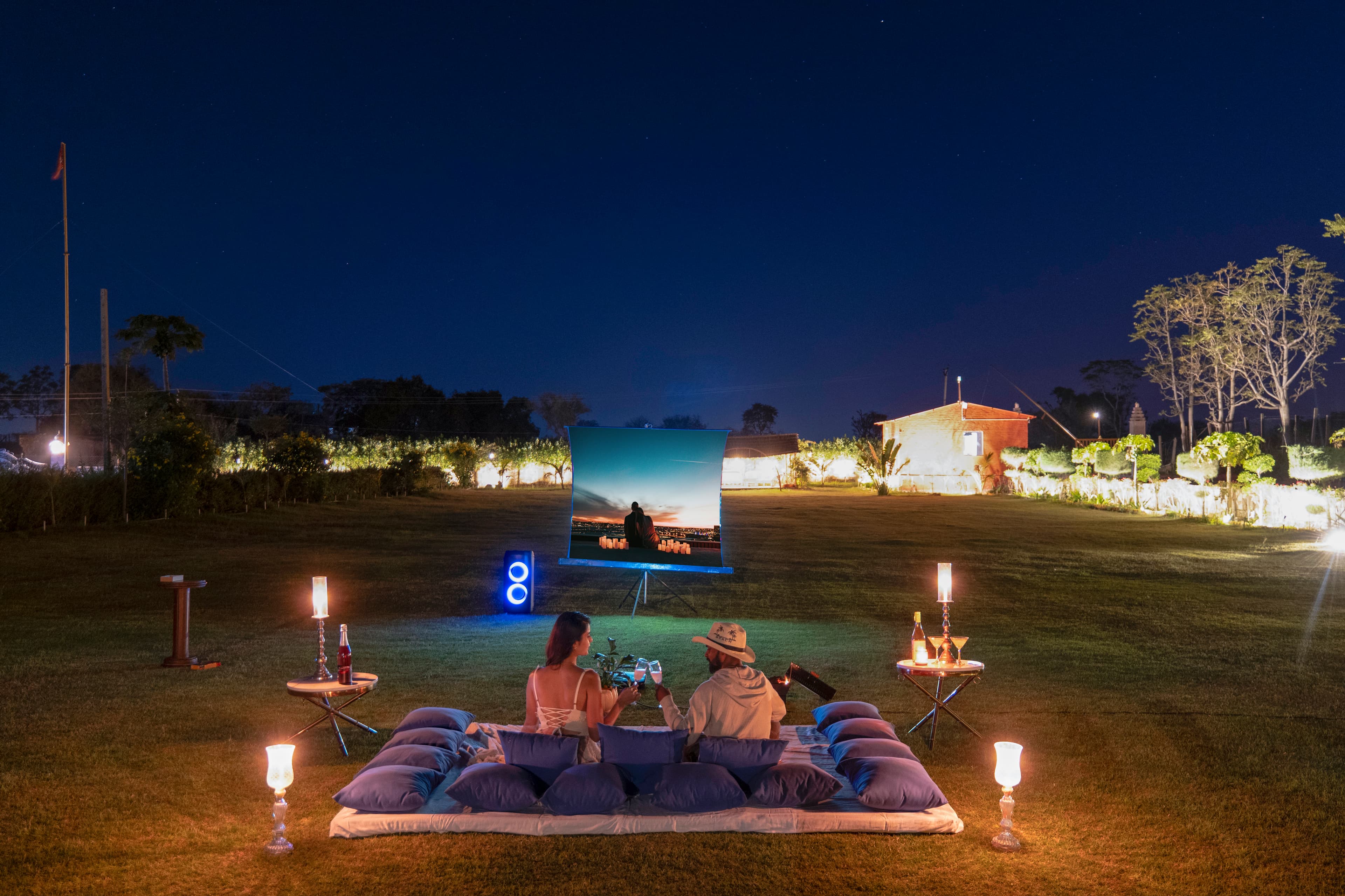 Krishna Serenity Villa | Pet-friendly 7-BHK Farmhouse with Private Pool, Gazebo and Garden, & Rajasthani Dhani - Image 14