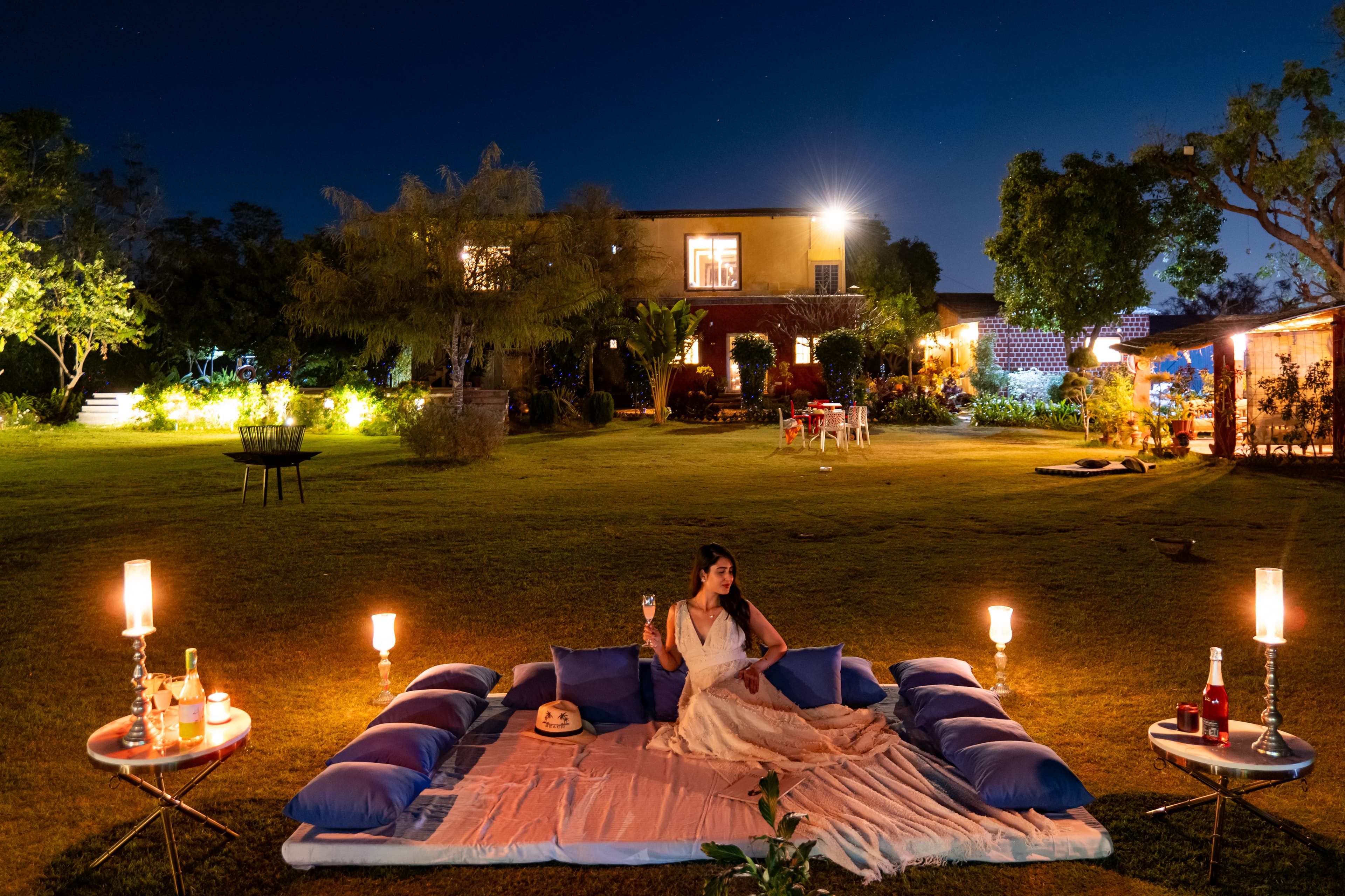 Krishna Serenity Villa | Pet-friendly 7-BHK Farmhouse with Private Pool, Gazebo and Garden, & Rajasthani Dhani - Image 11