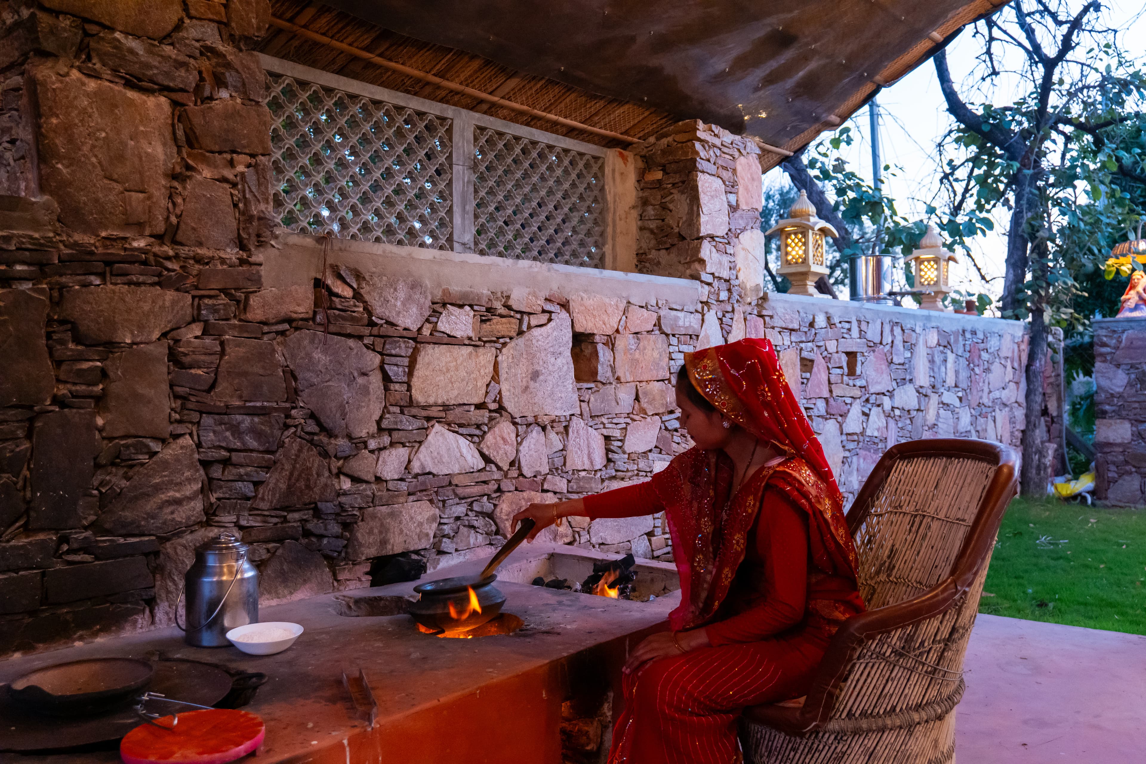 Krishna Serenity Villa | Pet-friendly 7-BHK Farmhouse with Private Pool, Gazebo and Garden, & Rajasthani Dhani - Image 49