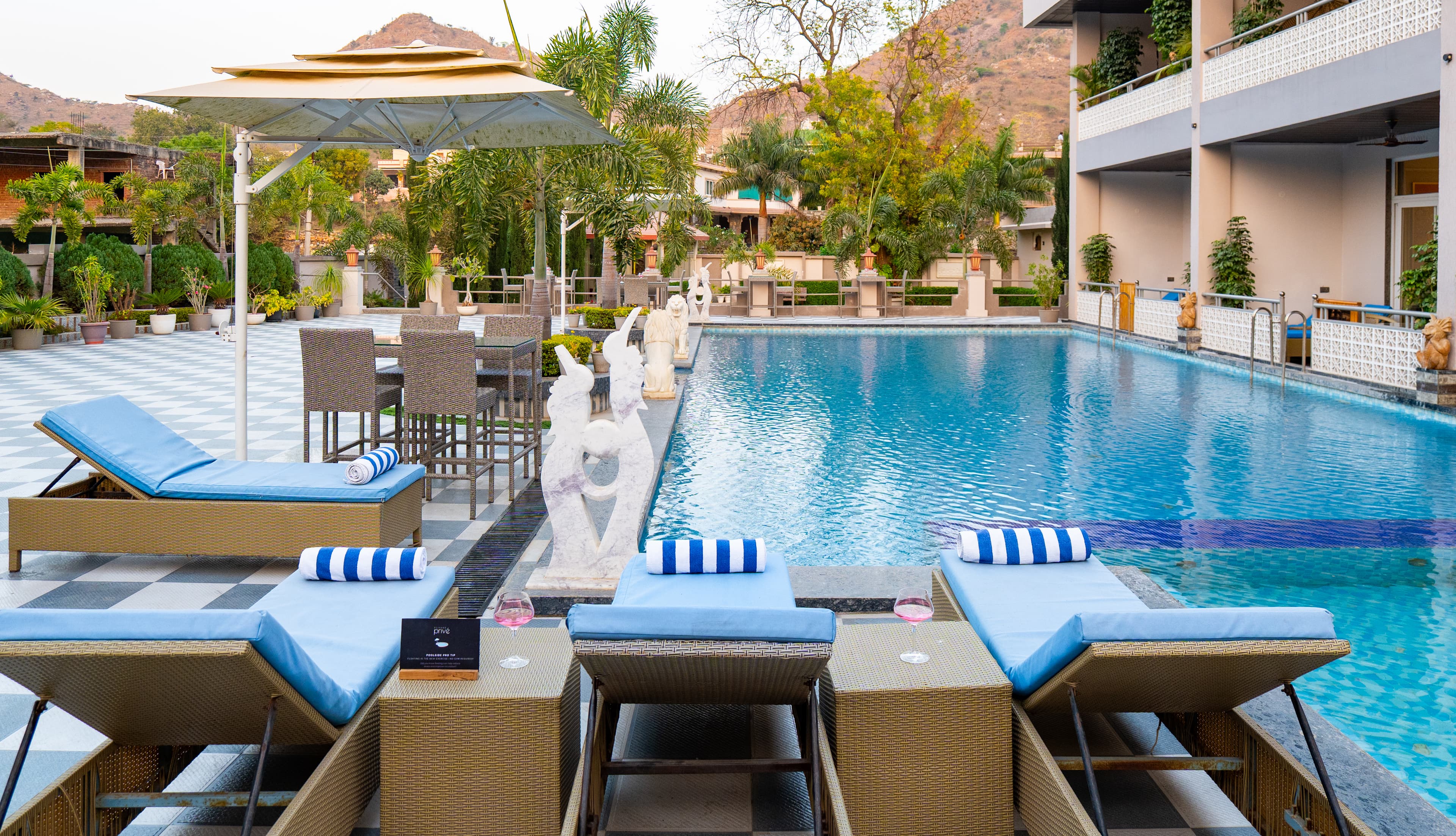 Mountain Creek Retreat | Pet-friendly 7-BHK With Pool, Gazebo, Lounge Area, Game & Gym zone | Near Fatehsagar Lake - Image 4
