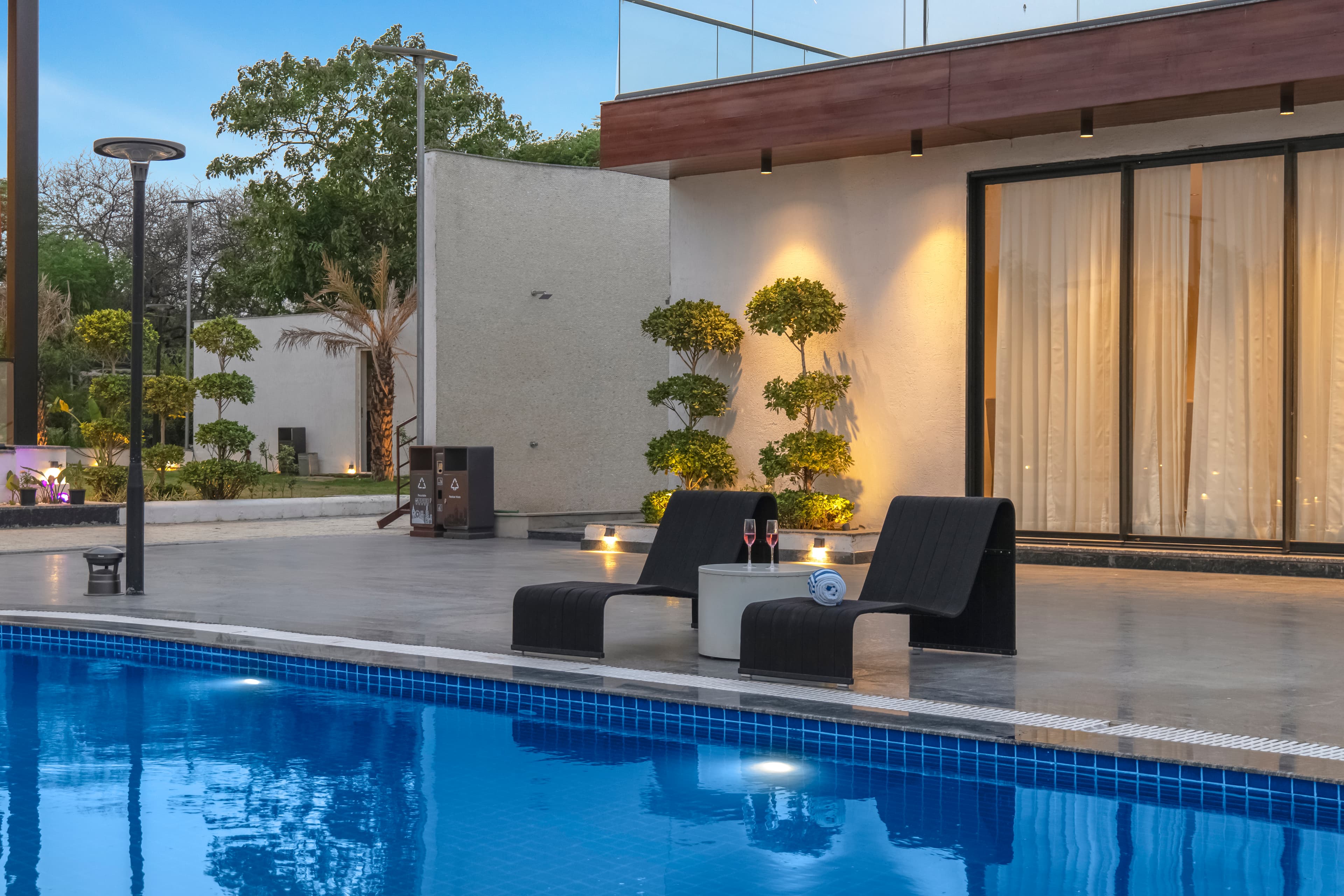 ASK Farms | Refined 4-BHK villa with Theatre Lounge, Pool & Fire BBQ Deck  - Image 10