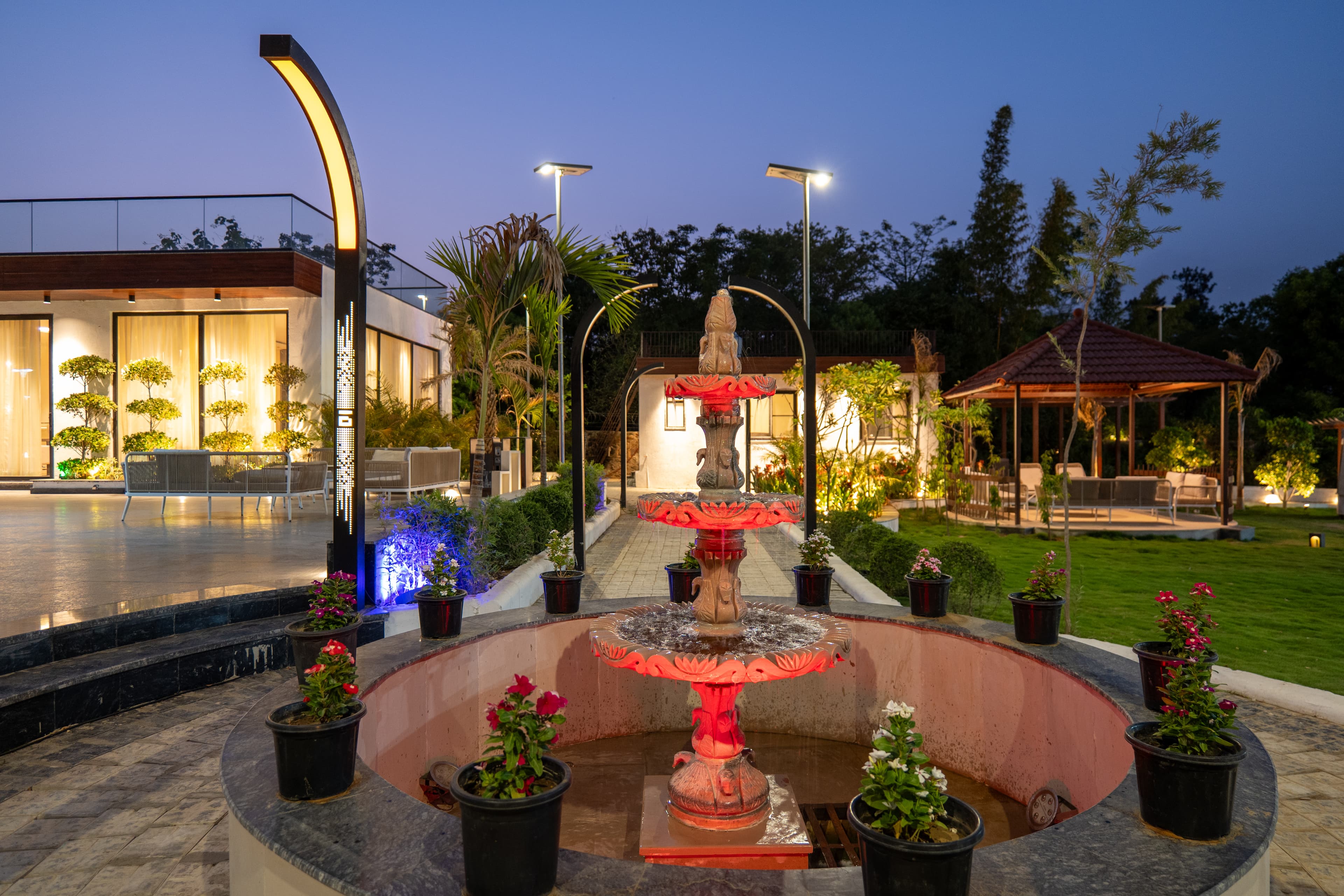 ASK Farms | Refined 4-BHK villa with Theatre Lounge, Pool & Fire BBQ Deck  - Image 9