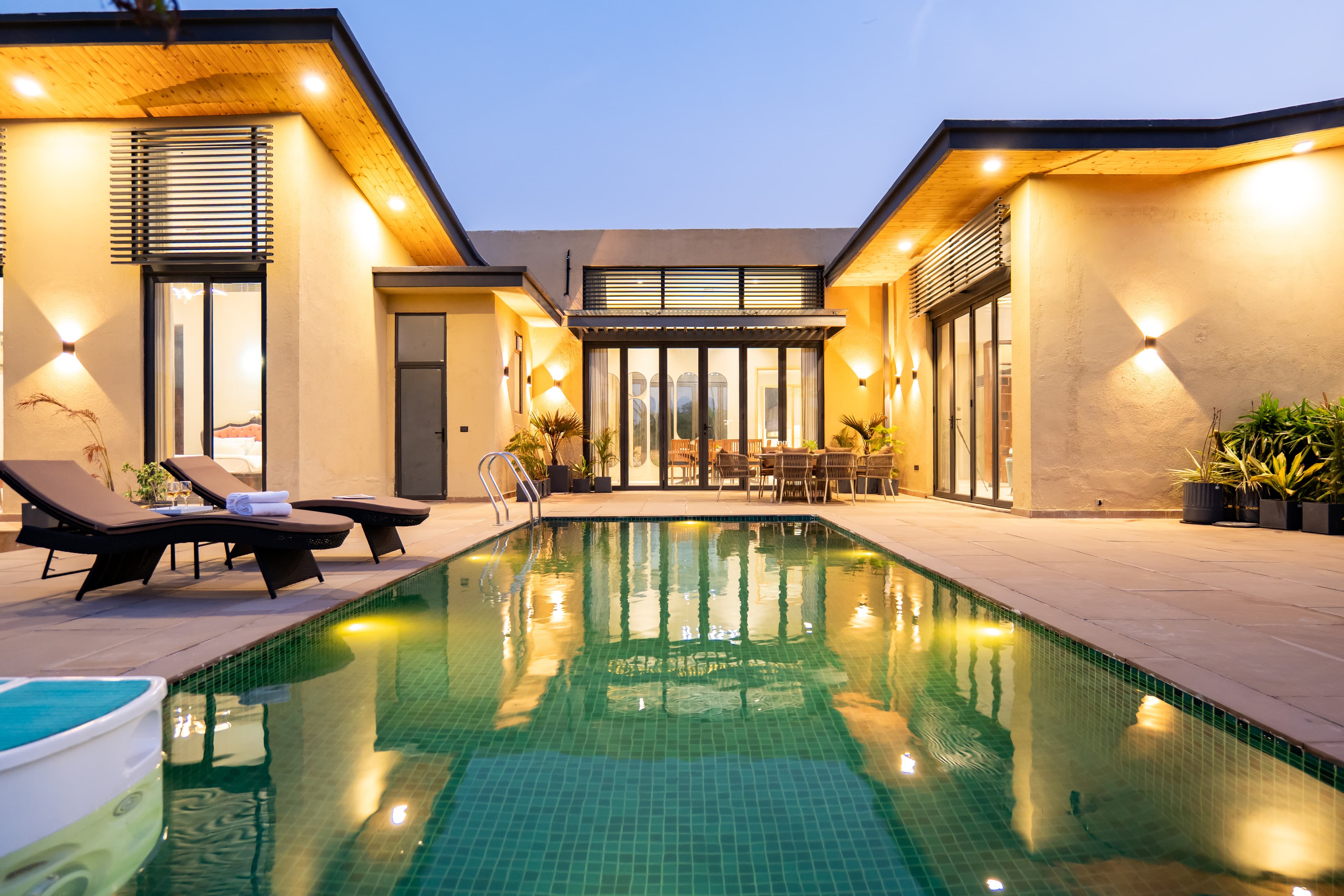24 Carat | 4-BHK Villa with Private Pool, Cabana, Garden, Gazebo & Open-Air Dining - Image 1