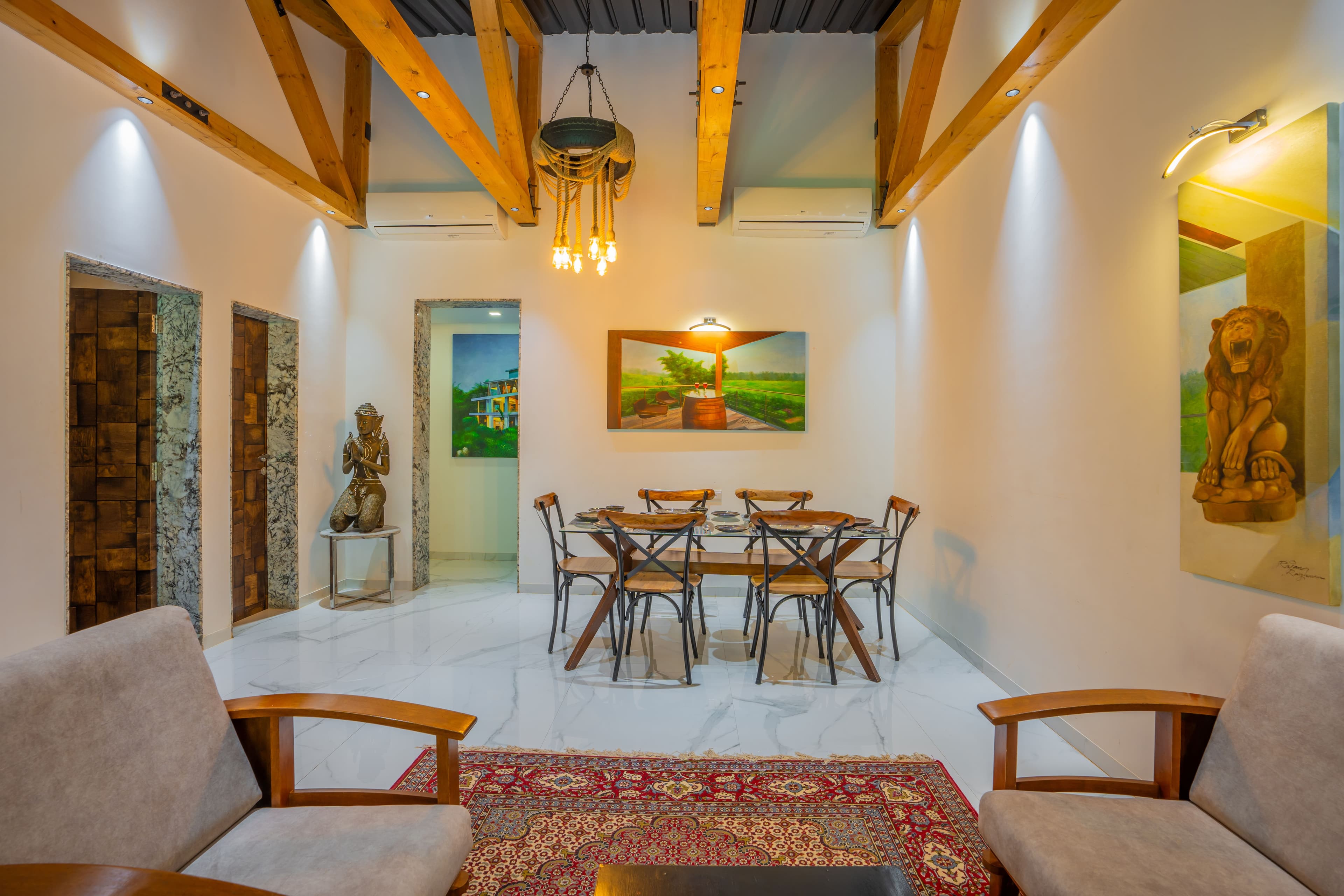 Energise Soul Retreat Vishuddha Villa | Pet-friendly 3-BHK With Garden,  Bonfire Pit & Shared Pool, Spiritual Sanctuary and Restro - Image 39