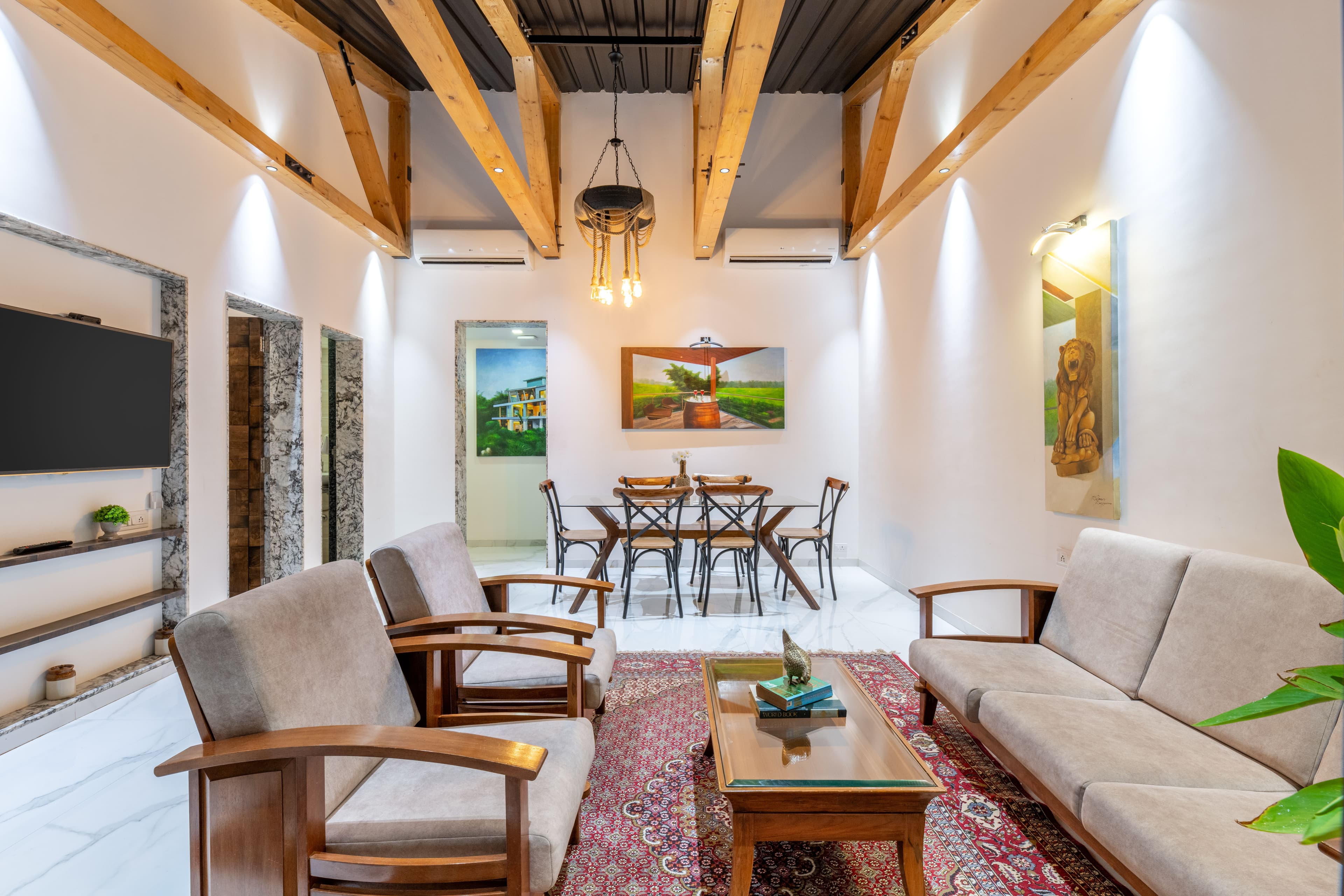 Energise Soul Retreat Vishuddha Villa | Pet-friendly 3-BHK With Garden,  Bonfire Pit & Shared Pool, Spiritual Sanctuary and Restro - Image 10