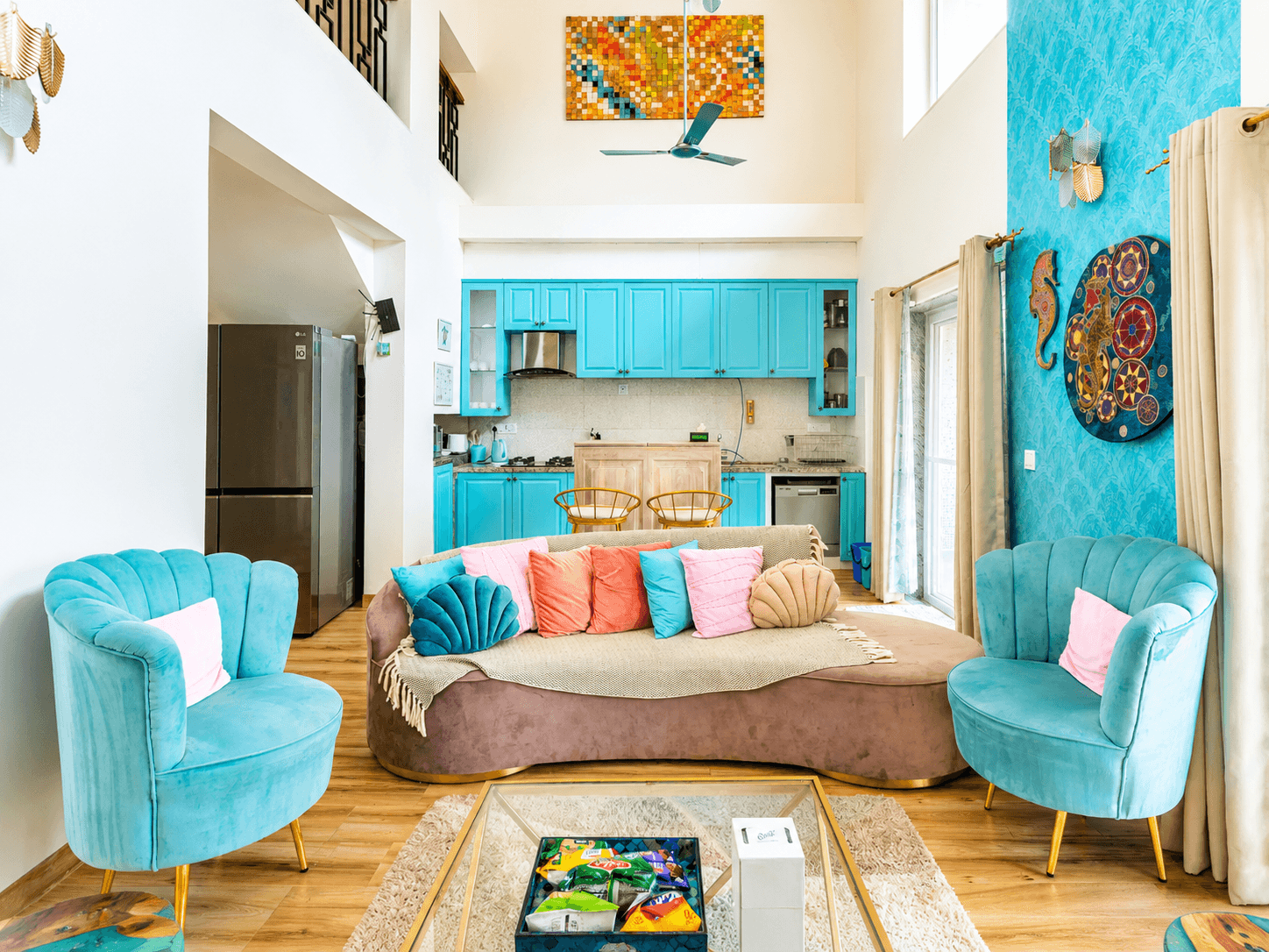 Cavalo Marinho | 3-BHK Boho Retreat with Private Pool & Club House - Image 2