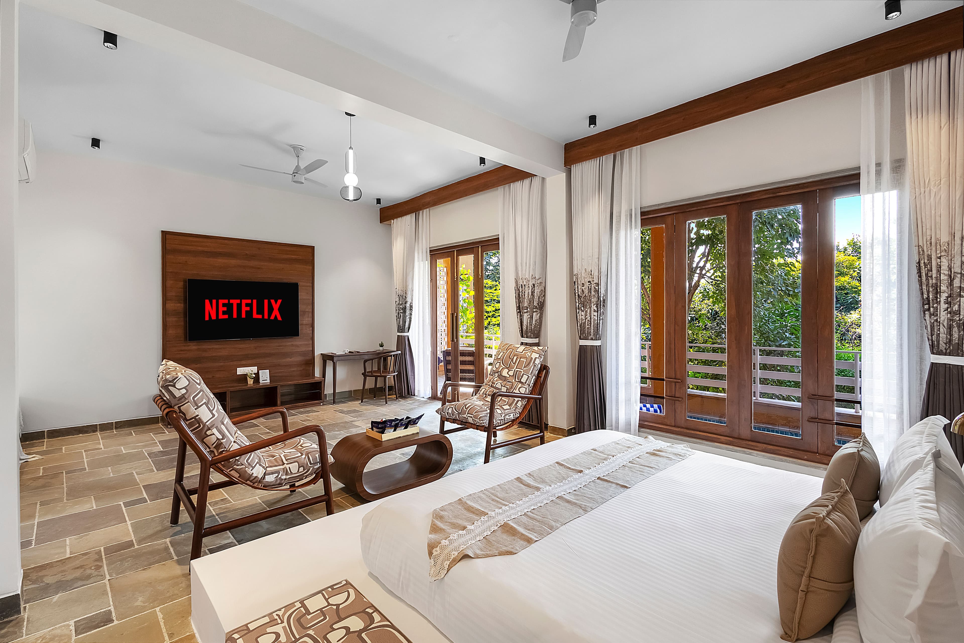 Still River Suites | 1-Room Retreat With Plunge Pool, Shared Pool, Common Garden, Restaurant Gym & Scenic Aravali & River Views - Image 14