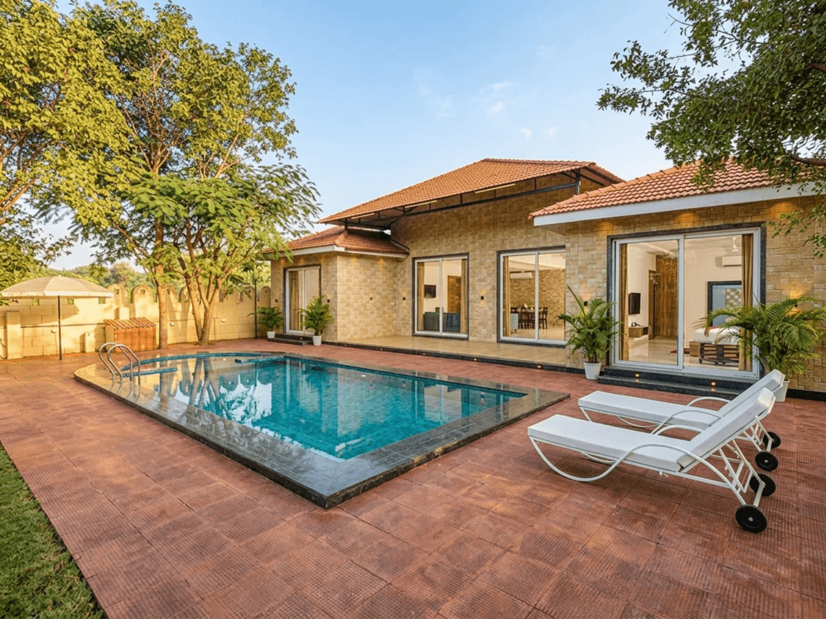 Roohmon’s Farm | Exquisite 5-BHK Retreat With Private Pool, Garden & Bar - Image 1