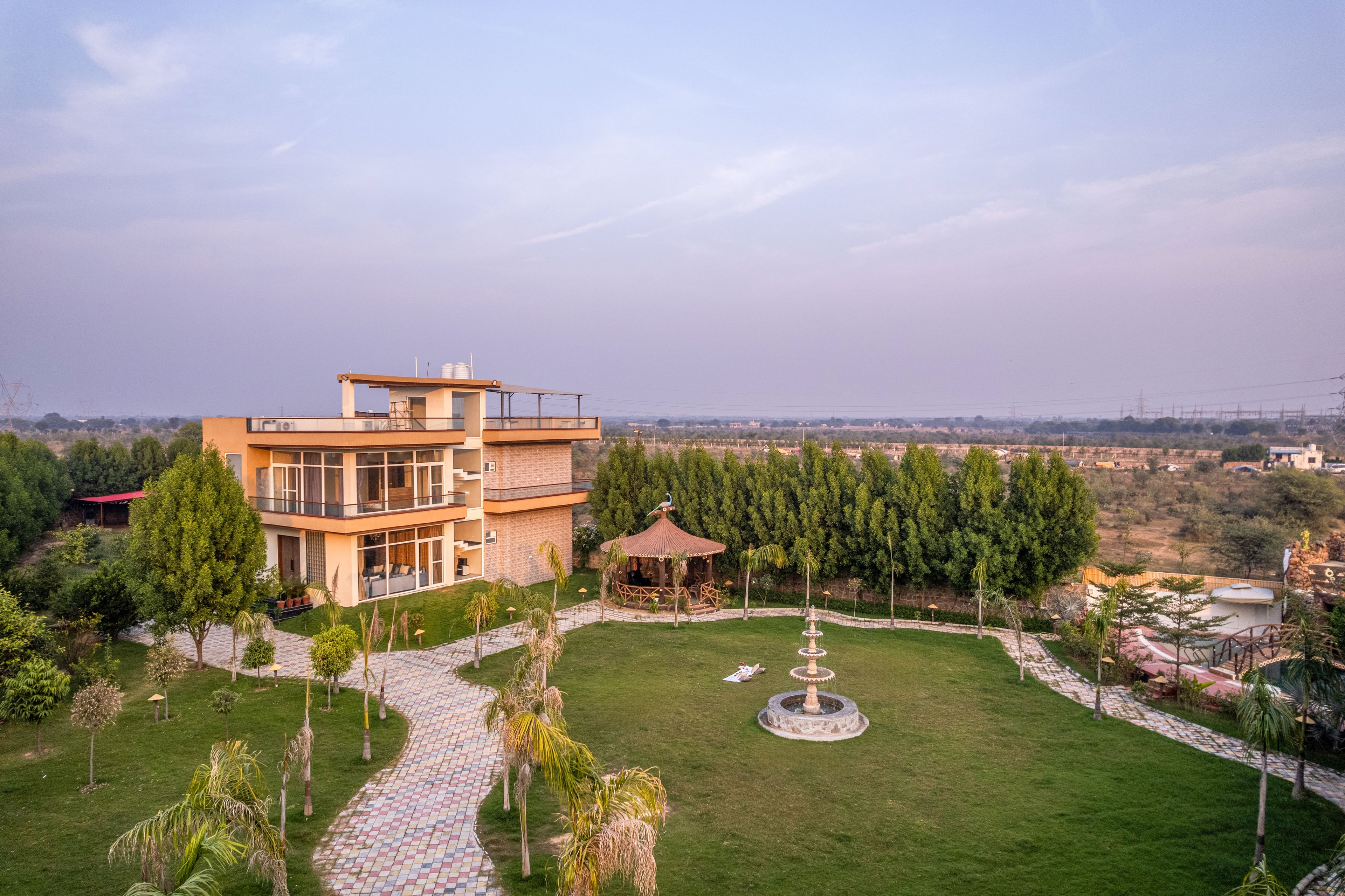 Echoes by the Aravalli | Pet-friendly 5-BHK Villa With Private Pool, Garden, Gazebo & Scenic Aravali Views — photo 3