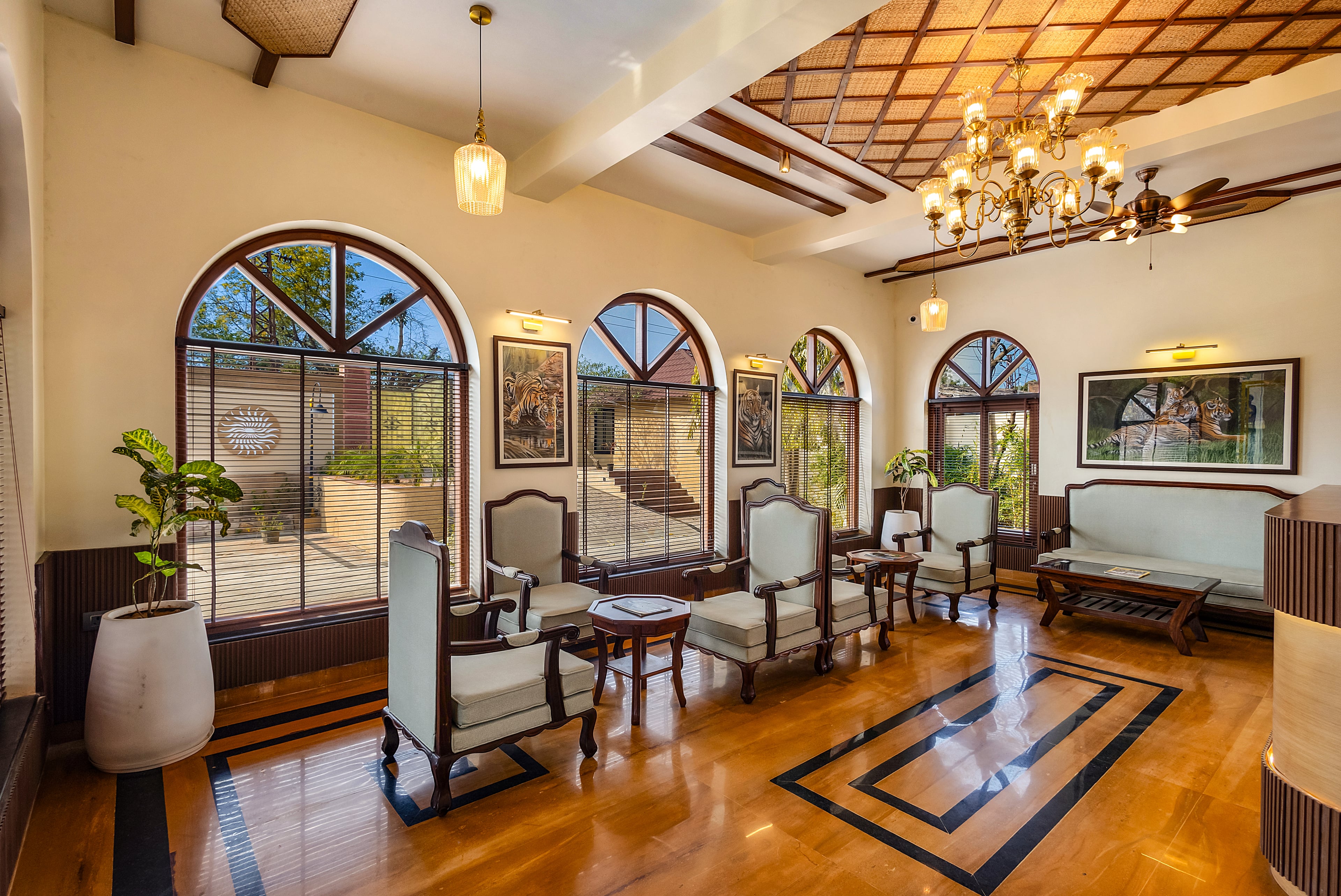 Tiger Cave Suite | 1-Room with Private Pool, Sit-out area, Shared Pool & Garden on Main Ranthambore Road | Pet-Friendly — photo 3