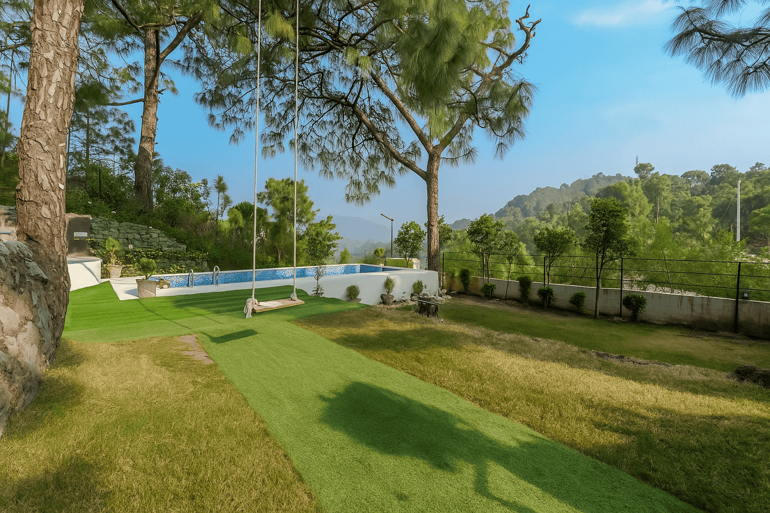 Stars and WindSongs Peaks | Garden Suite with Shared Pool, Garden, Game Zone, Restaurant, & Views | Pet-friendly — photo 5