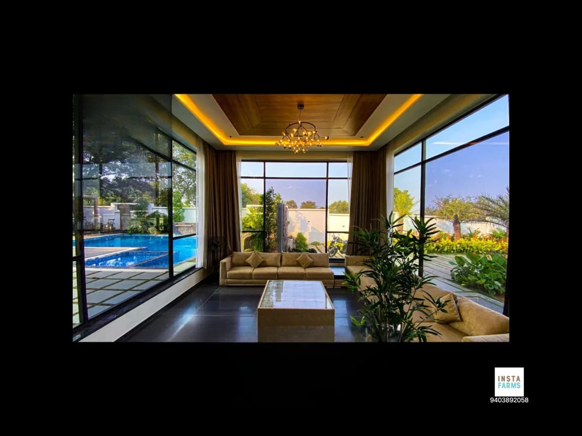 The Emerald Farmstay Fusion - 4BHK Pool Property 5