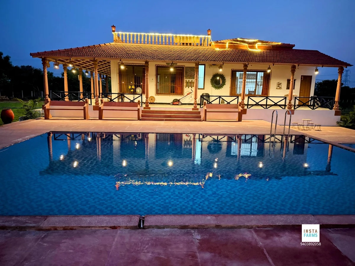 Rudra Farms - 3BR Pool Farmhouse